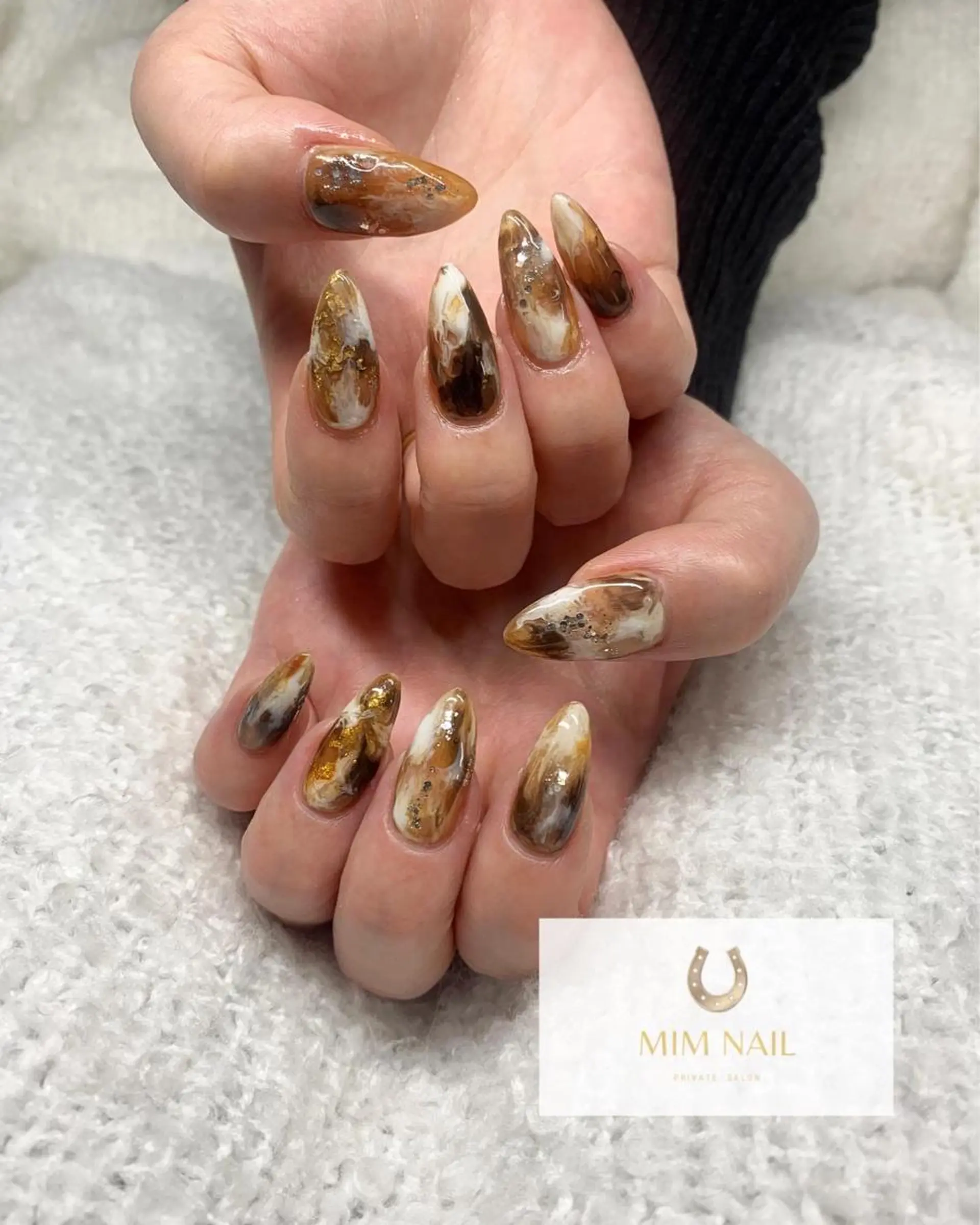 ネイル ジェルネイル ニュアンスネイル *･*MIMnail 1号店･*:･*のネイルデザイン