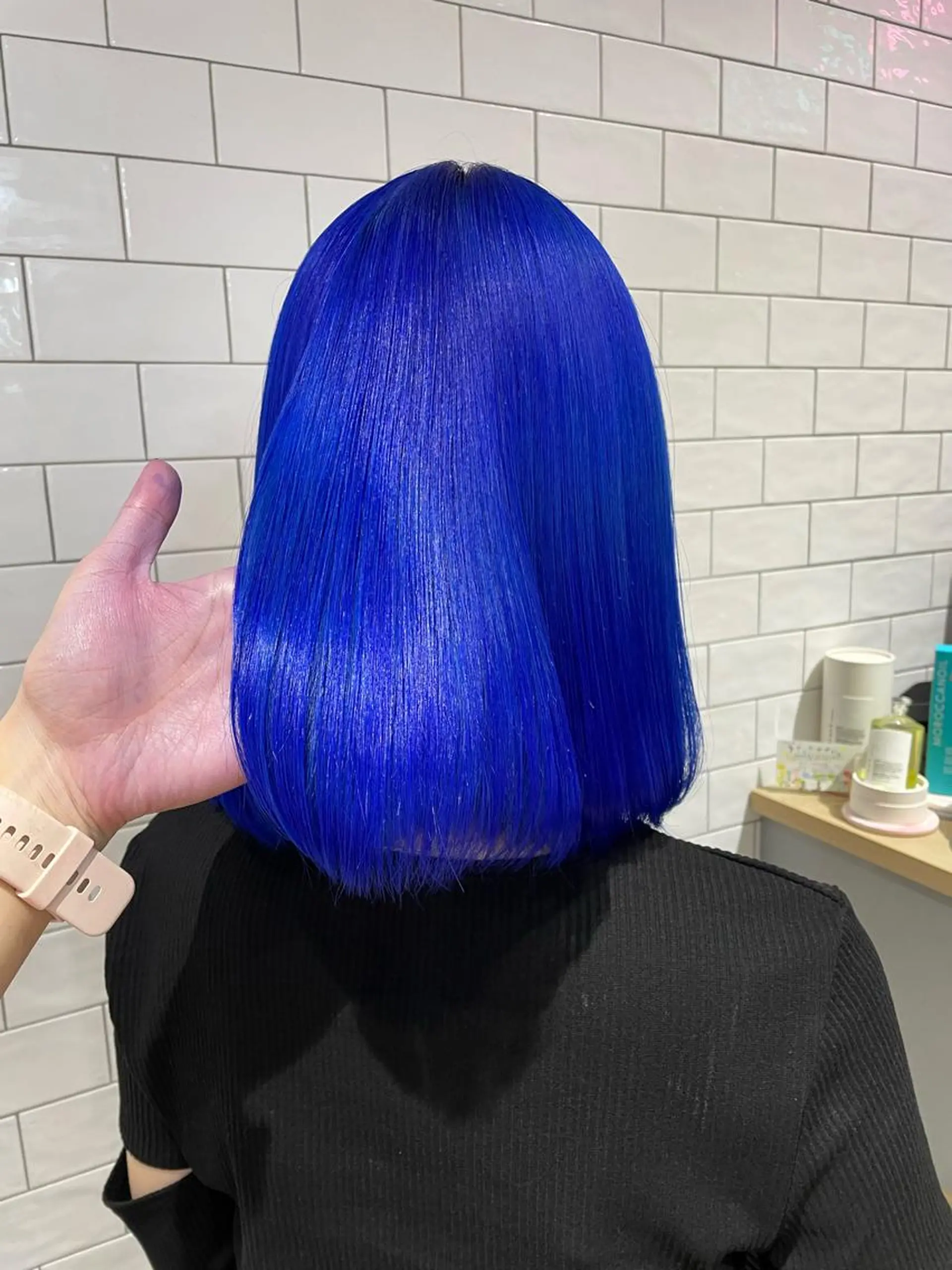 ミディアム カラー もり まりものヘアスタイル