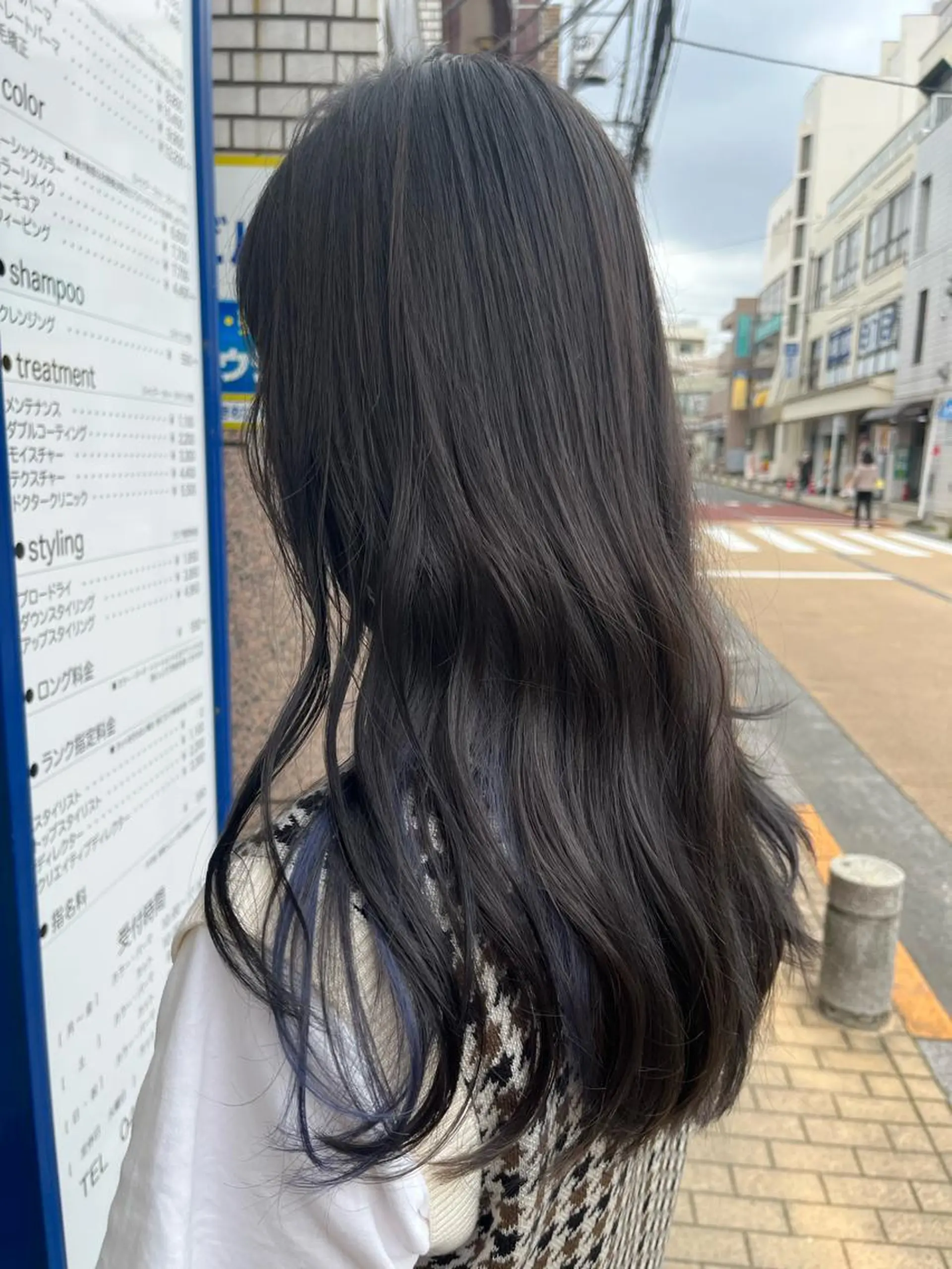 ロング カラー 田中 瑞妃のヘアスタイル