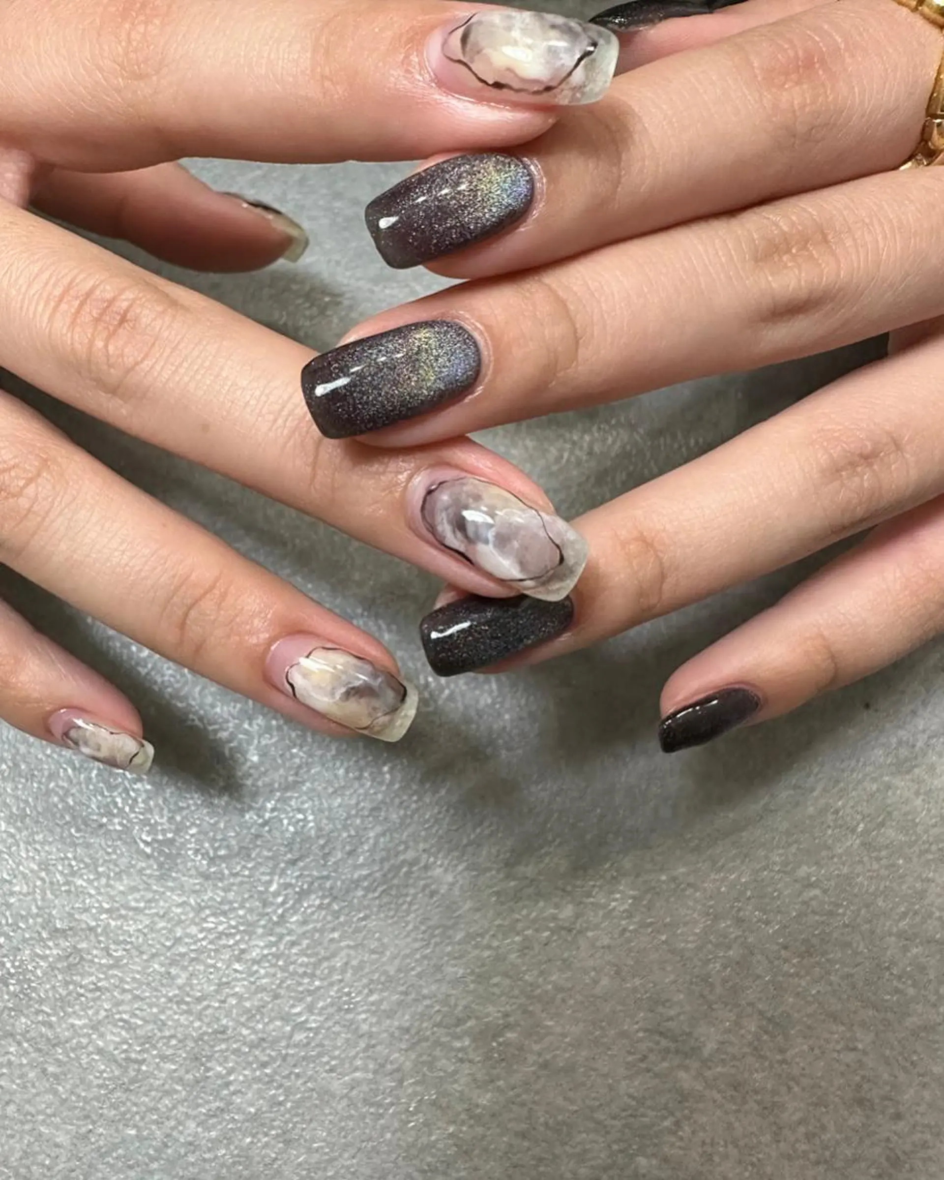 ネイル ハンドネイル フットネイル kiii.__ ✴︎*のネイルデザイン