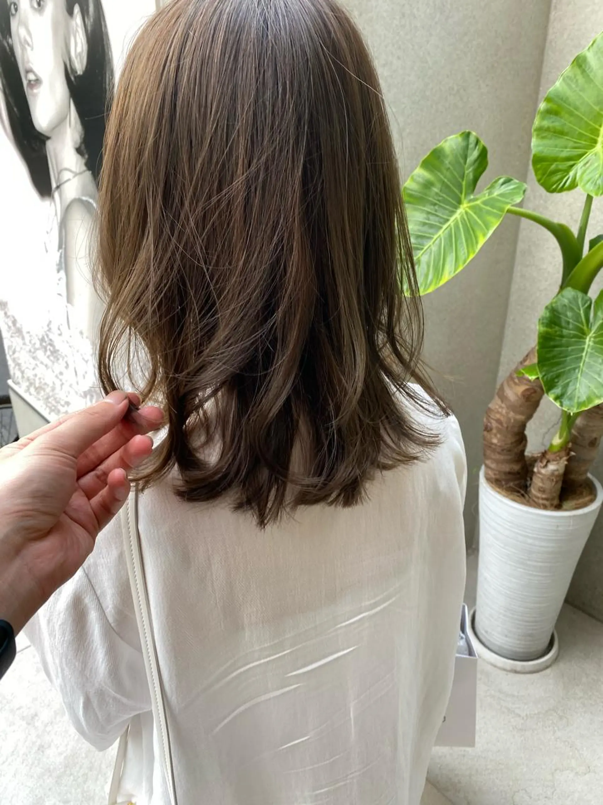 ミディアム カット ヘアカラー トリートメント VLOW nex the salon所属・韓国風/髪質改善/ ナガヤアキラのヘアスタイル