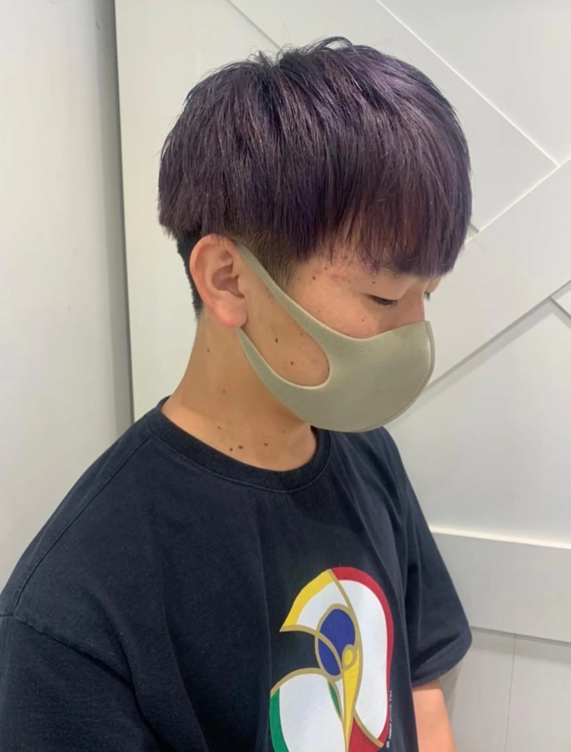 ショート カラー メンズ 🎖️似合わせメンズ パーマ🎖️カネキのヘアスタイル