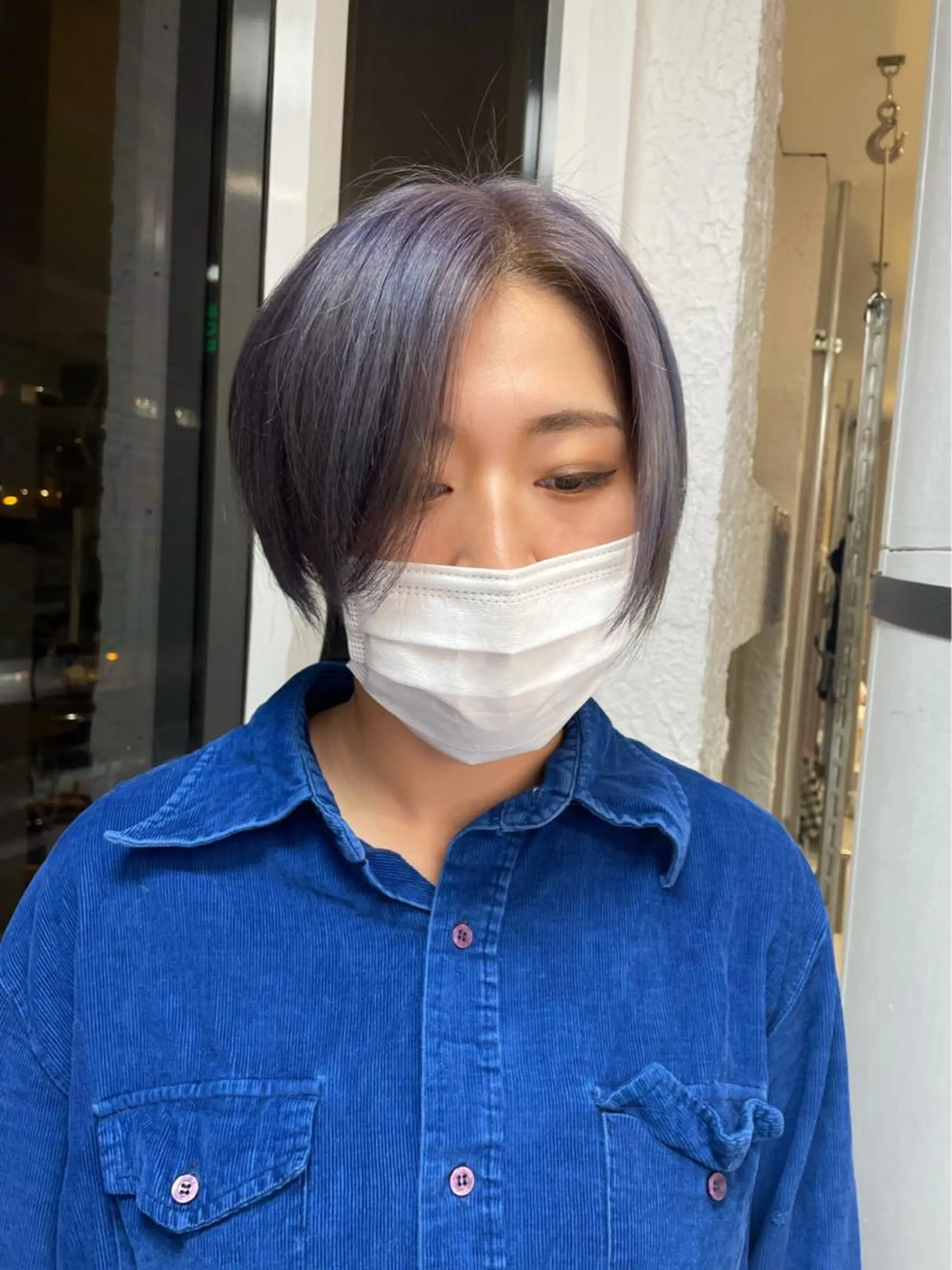 ショート カラー 艶ハイトーン👑♡ NATSUKIのヘアスタイル