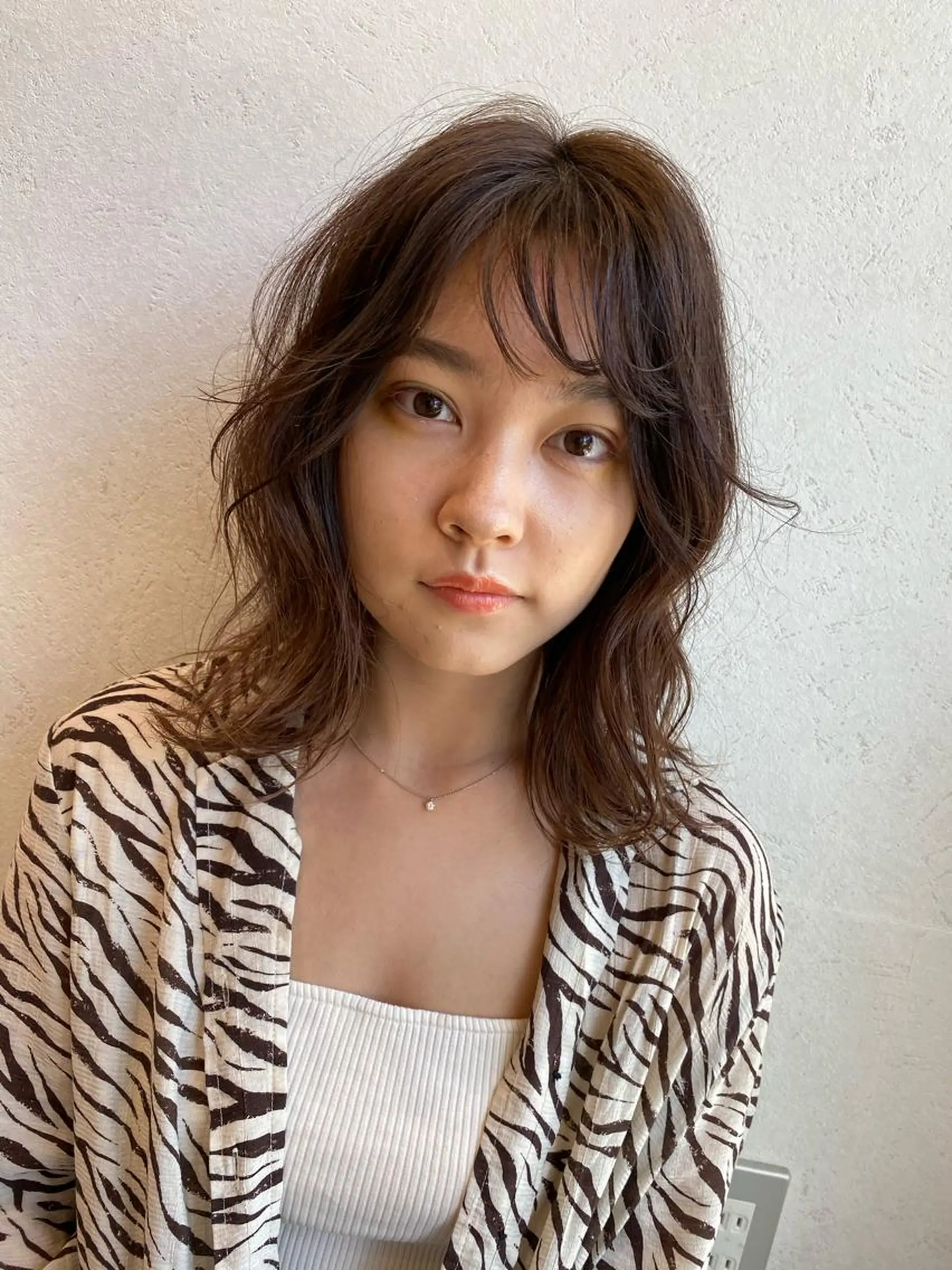 セミロング カラー ヘアアレンジ ヘアカラー トリートメント ヘッドスパ パーマ指名No1 /namiのヘアスタイル