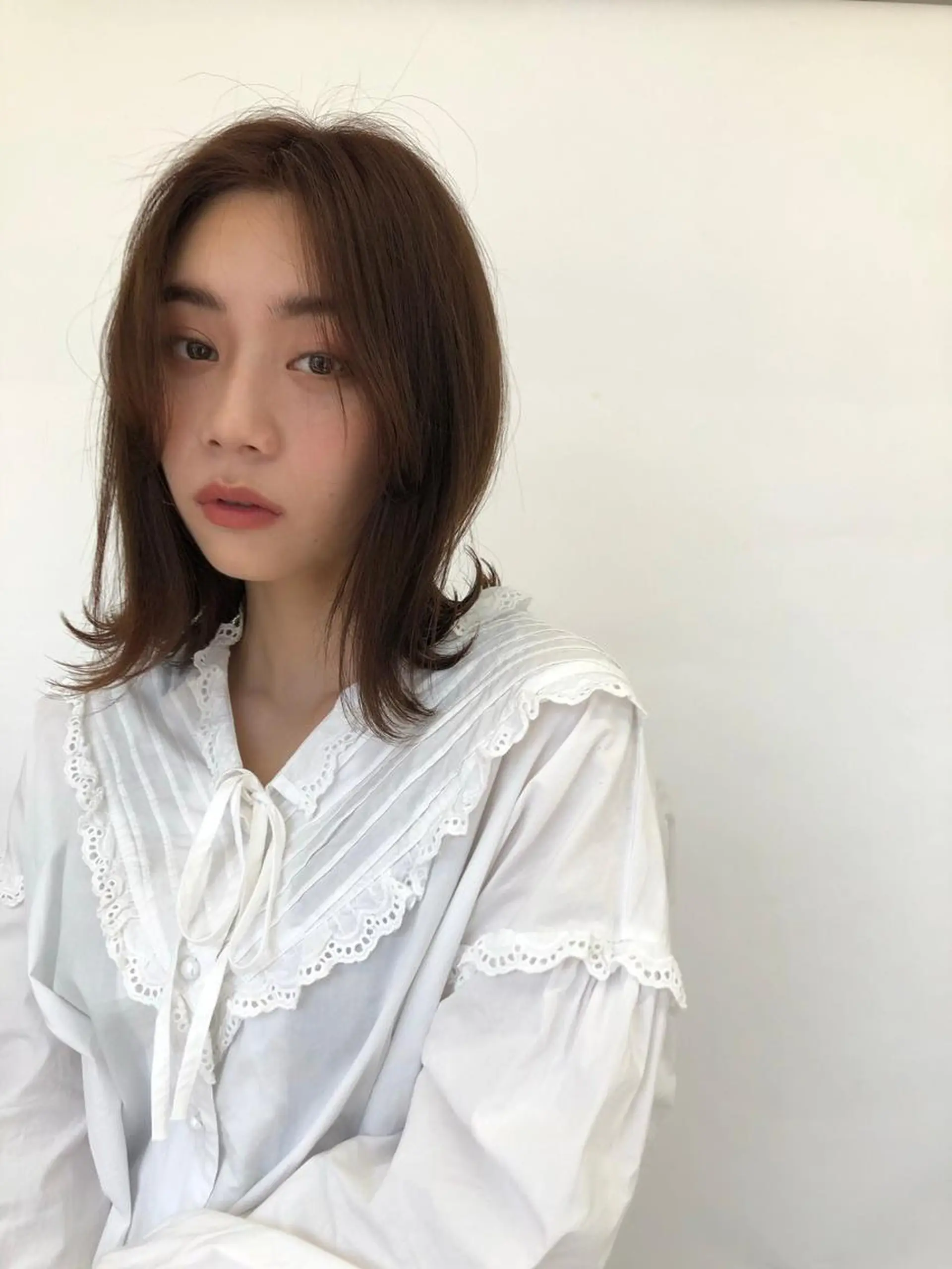 ミディアム カラー 🤍オオカワ レイナ🤍のヘアスタイル