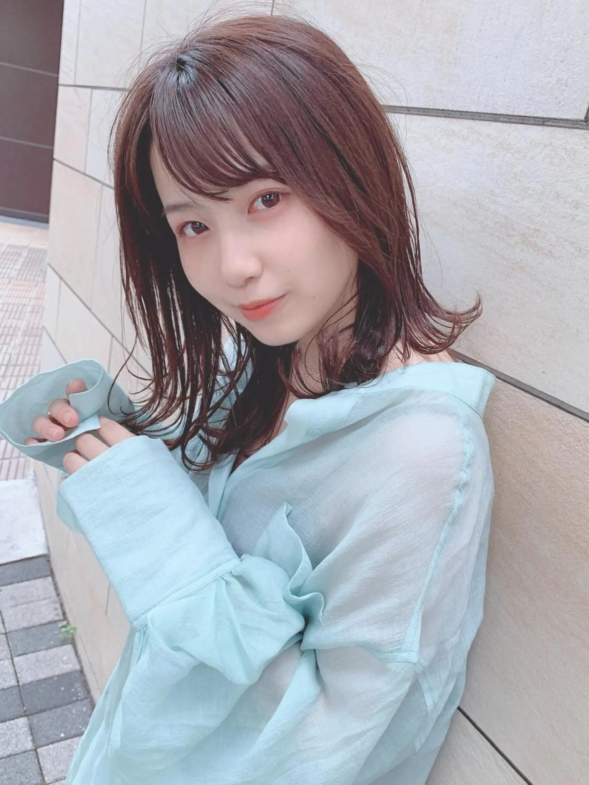 ミディアム カラー ヘアアレンジ 【公式】amble luxe池袋東口🩷のヘアスタイル