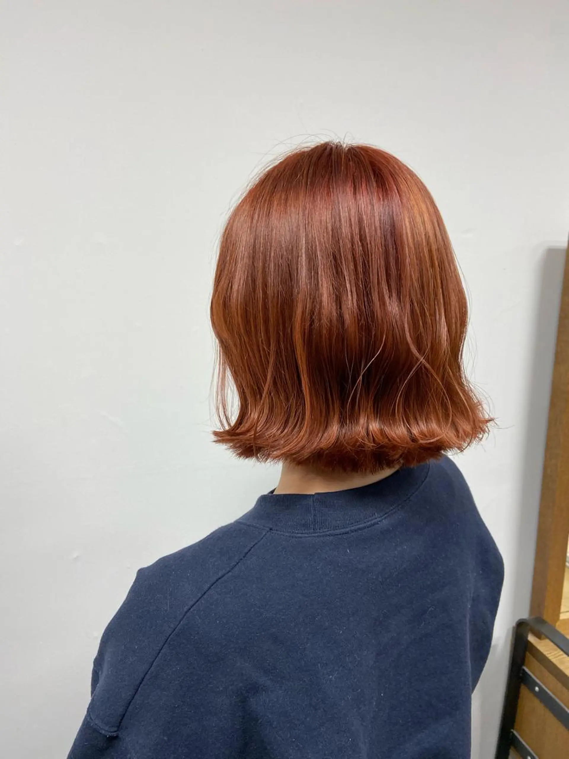 カラー ブリーチ オレンジ sato harunaのヘアスタイル
