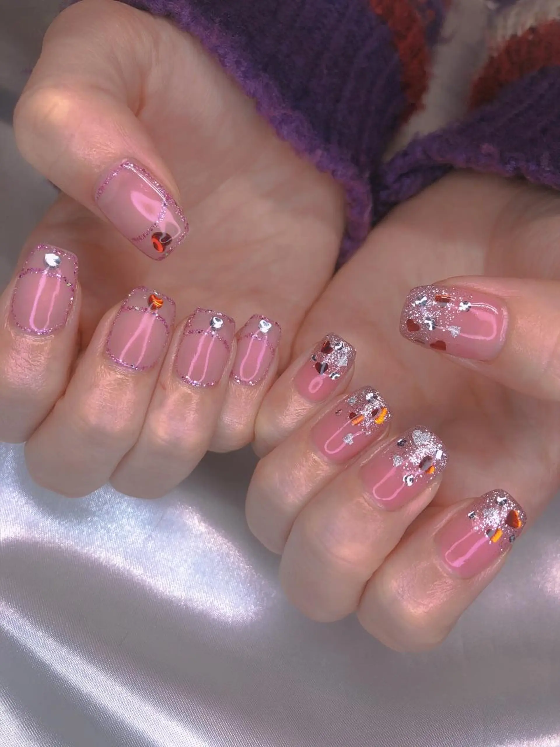 ネイル 持ち込み ハンドネイル フットネイル mi chiのネイルデザイン