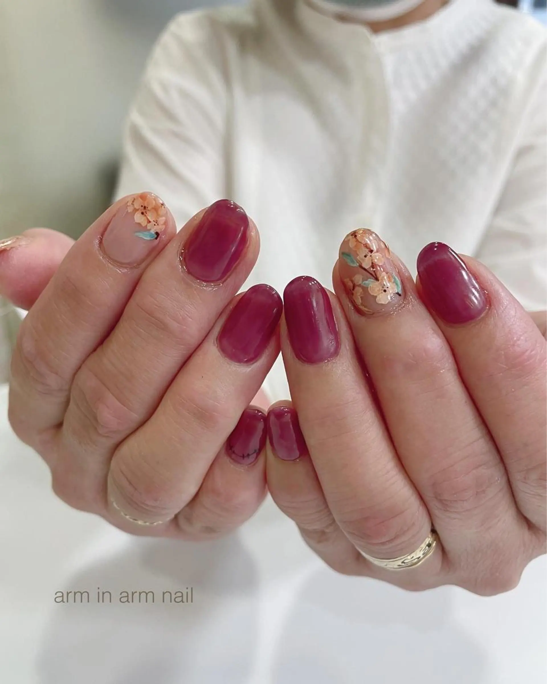 ネイル arm in arm ︎✿Yamamotoのマツエク・マツパデザイン