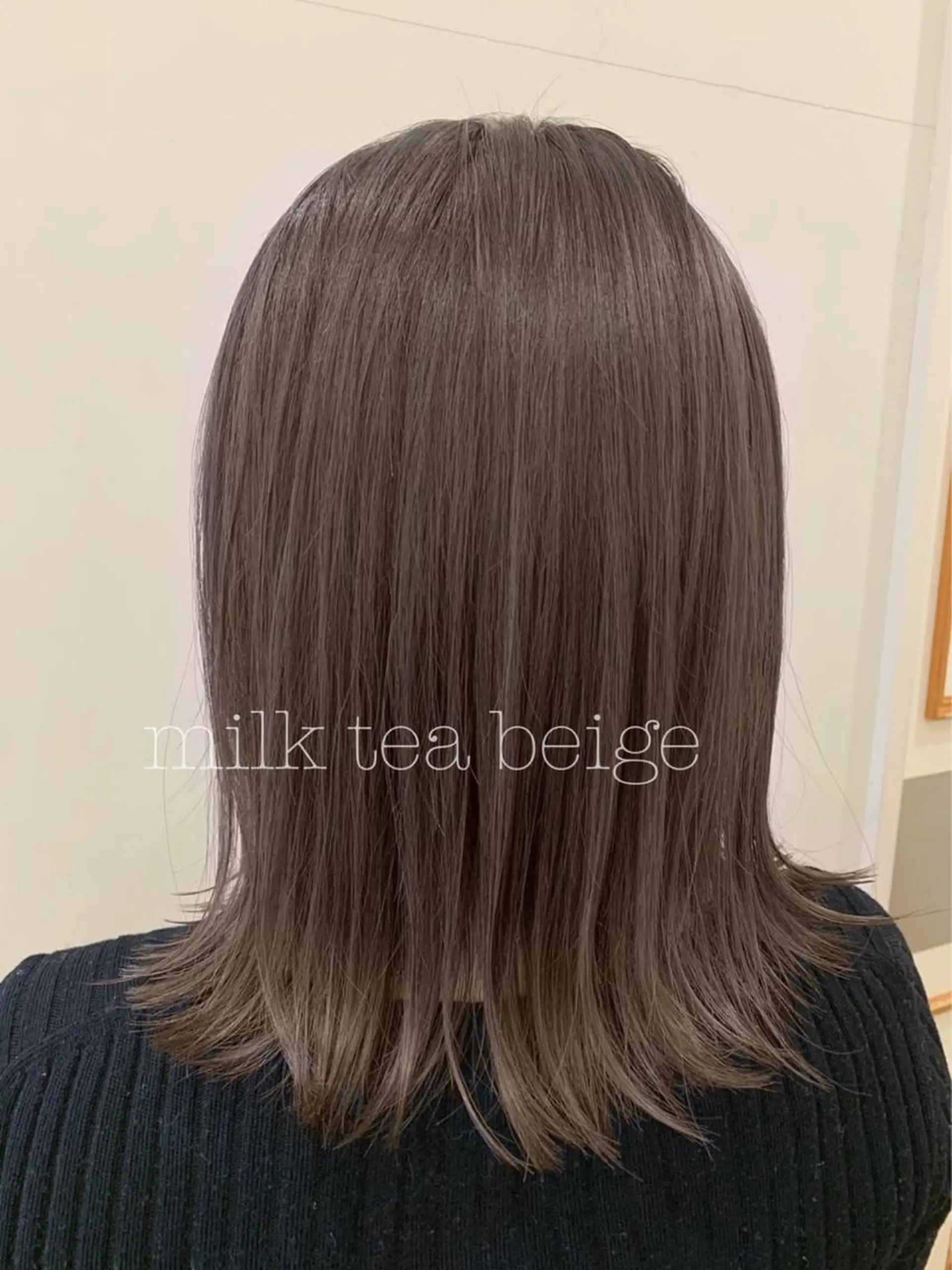 ミディアム カラー カット ヘアカラー トリートメント ぱつっとボブ/ 小野あかねのその他イメージ