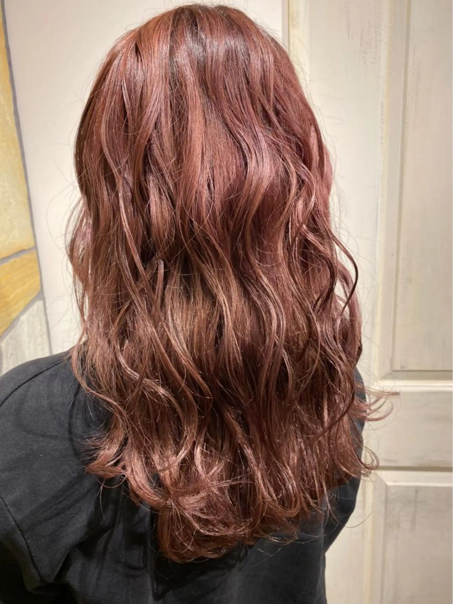 ロング カラー ヘアアレンジ ヘアカラー トリートメント 🦋韓国ヘア 坂本 菜摘🦋のヘアスタイル