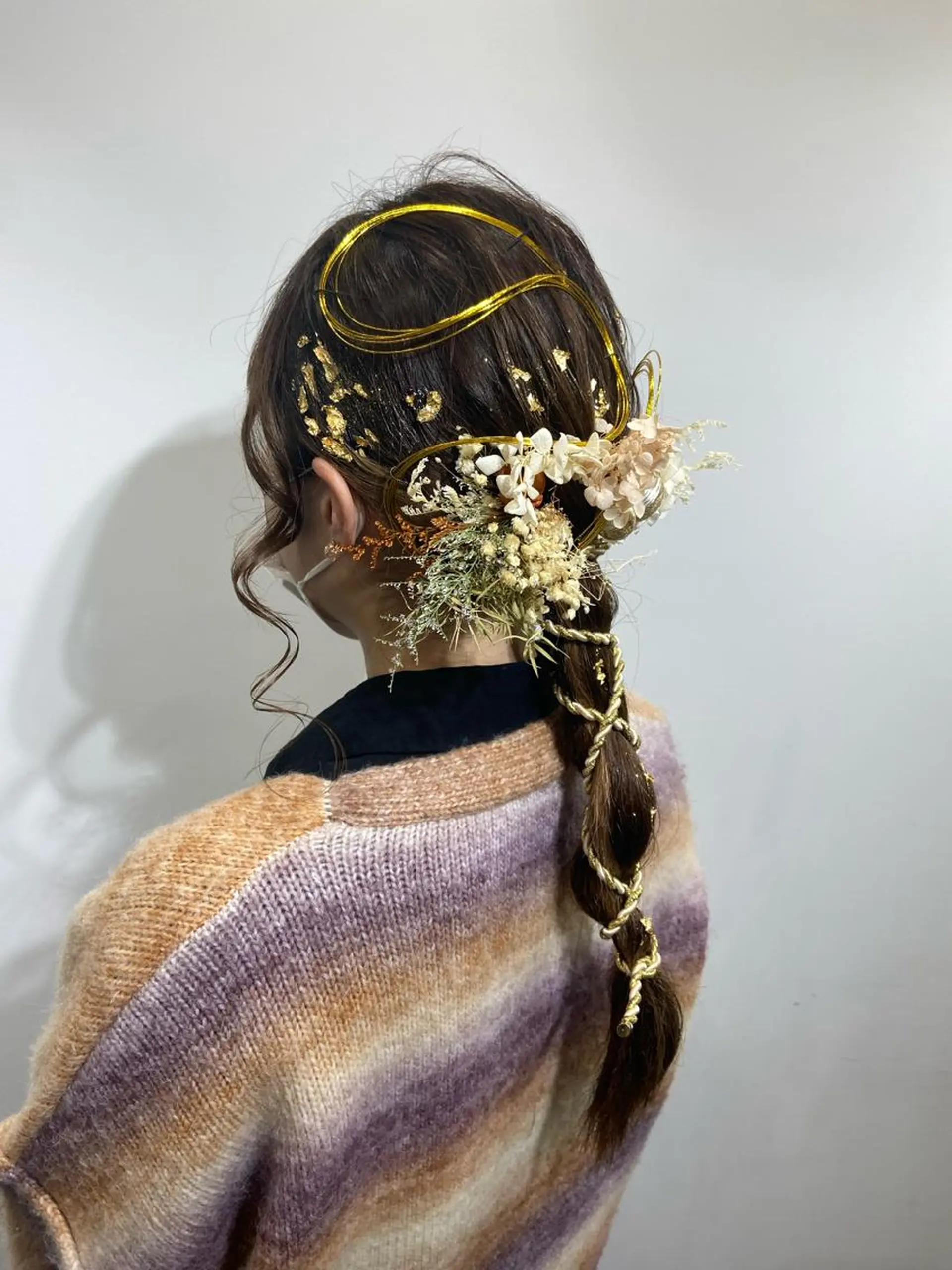 ロング ヘアアレンジ 籾木 美優のヘアスタイル