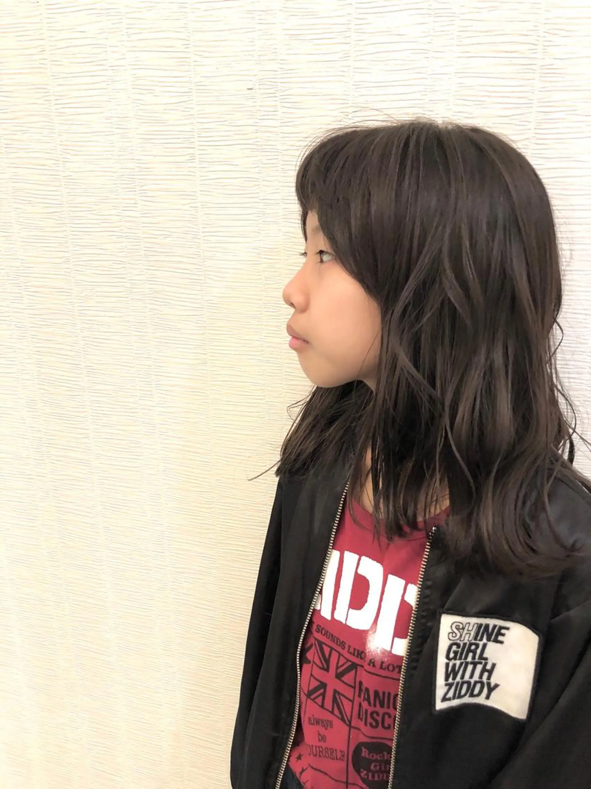 ミディアム キッズ 平川 友希子のヘアスタイル