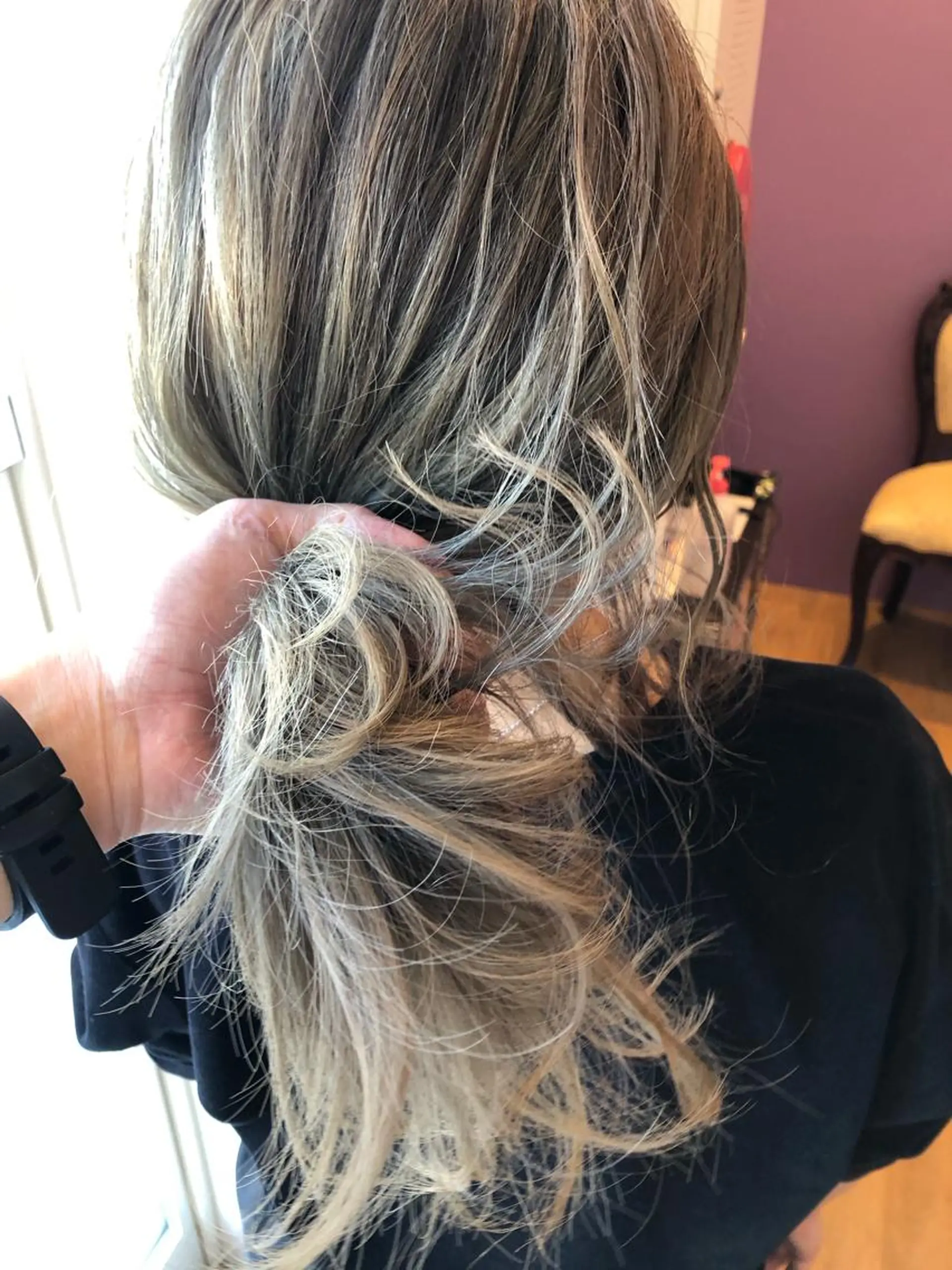 ロング カラー 奈良市／尼ヶ辻 谷川和也のヘアスタイル