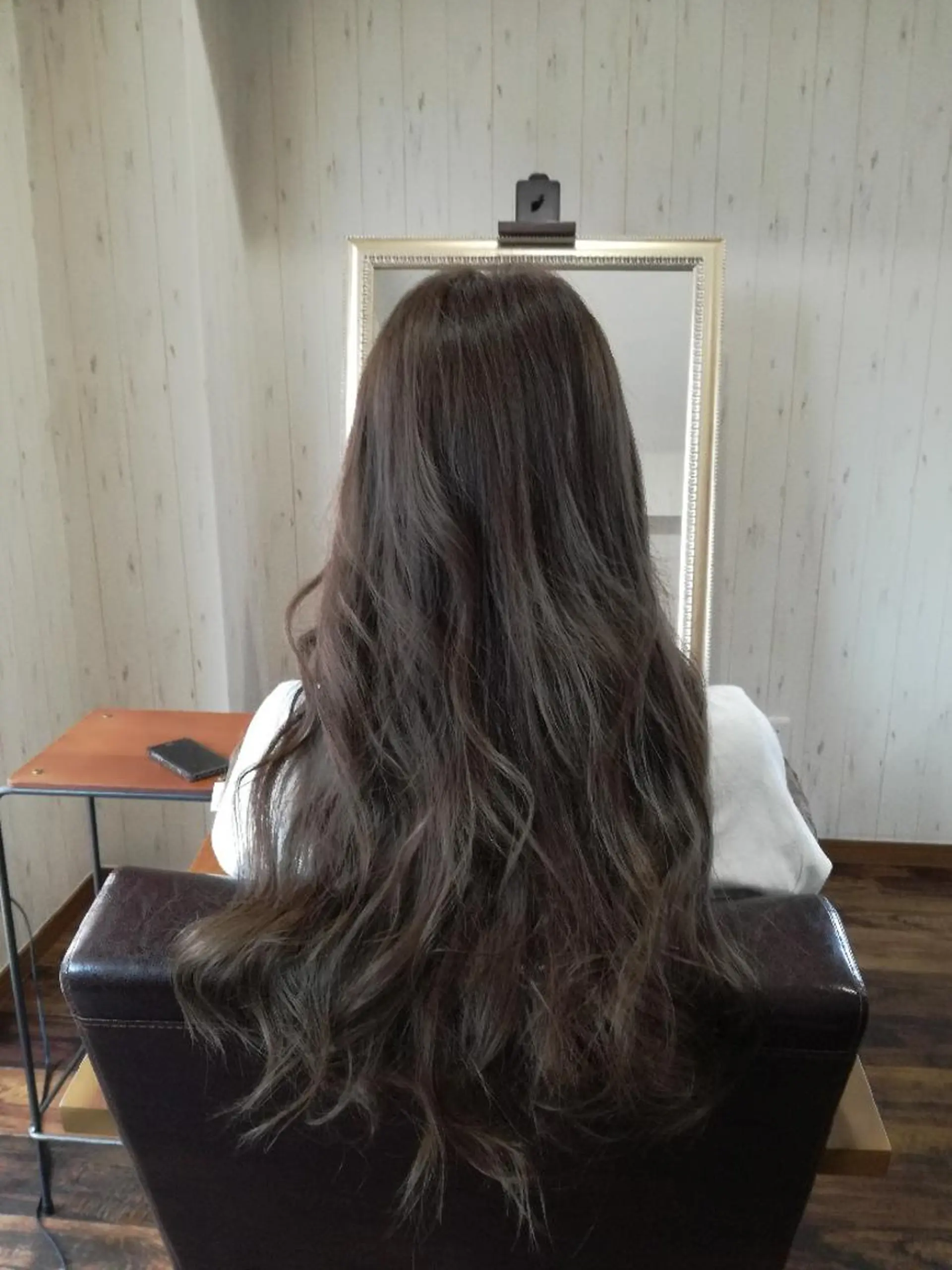 ロング カラー グレージュ 外国人風カラー 西川 敏夫のヘアスタイル