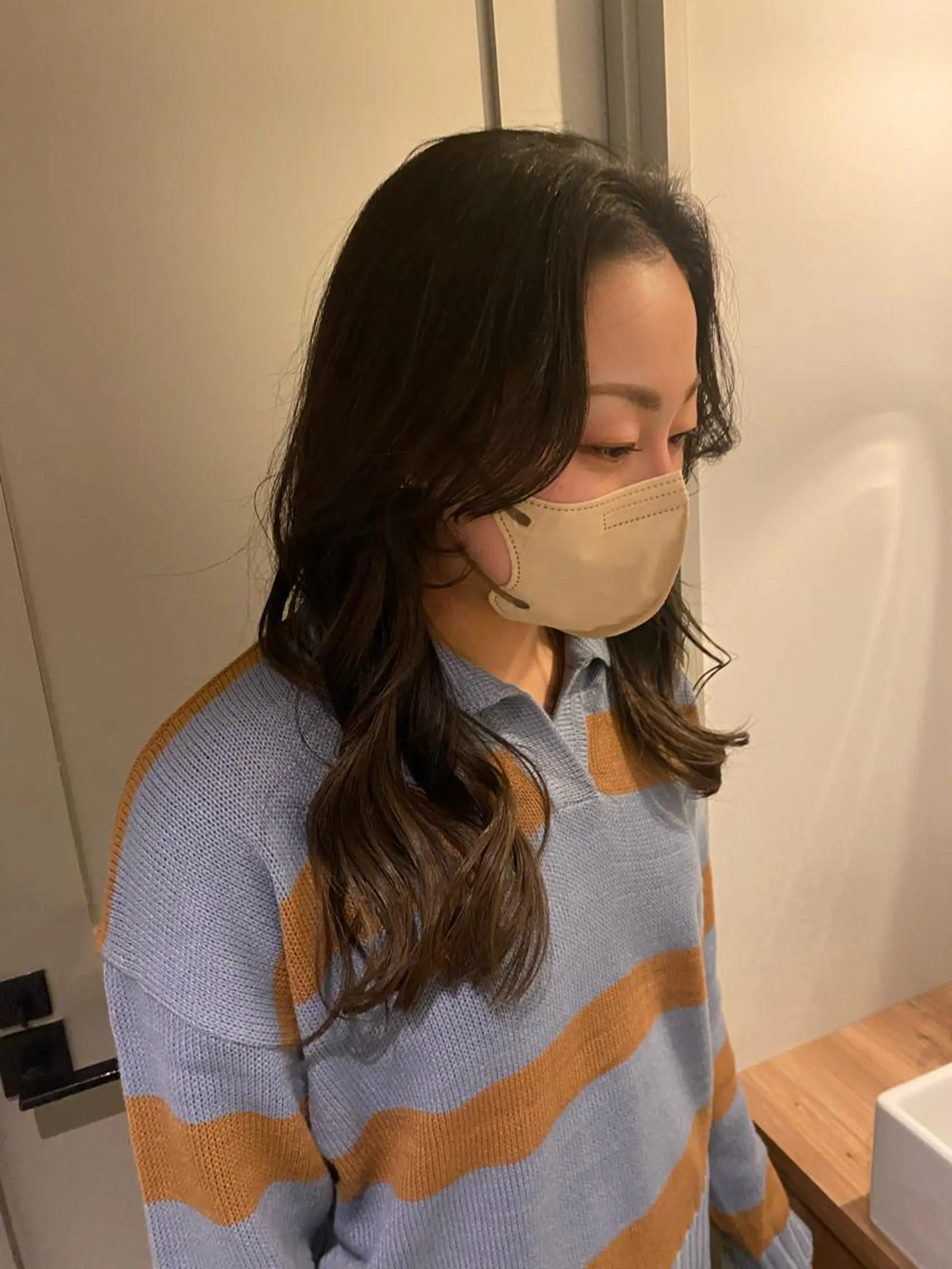 ロング 韓国風ヘア DEPT 宗像あかりのヘアスタイル