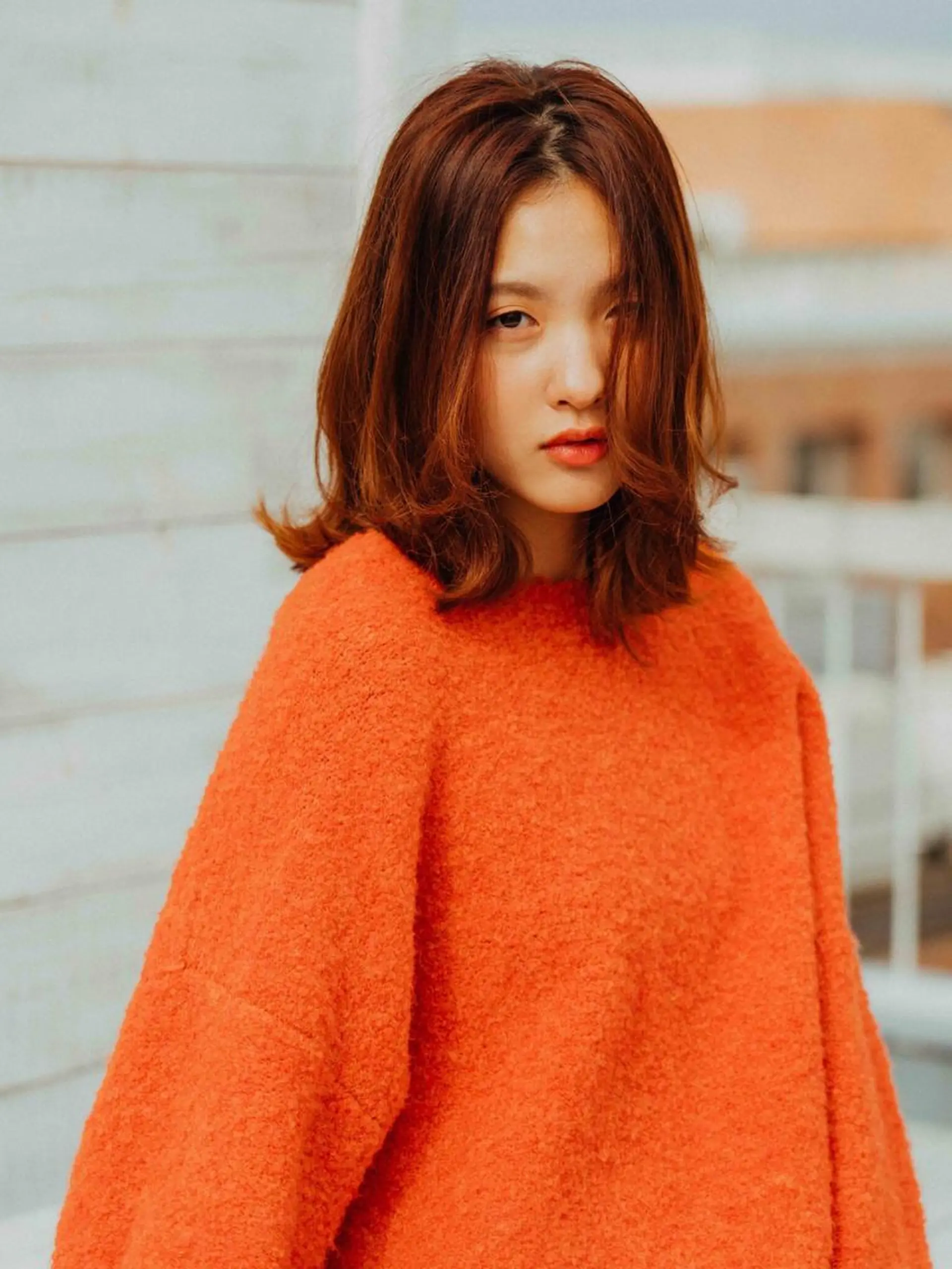 セミロング カラー パーマ ヘアアレンジ メンズ キッズ ネイル マツエク・マツパ メンズウルフカット アディクシーカラー 透明感カラー ボブ ウルフカット unu hair所属・藤井 仁紀のヘアスタイル