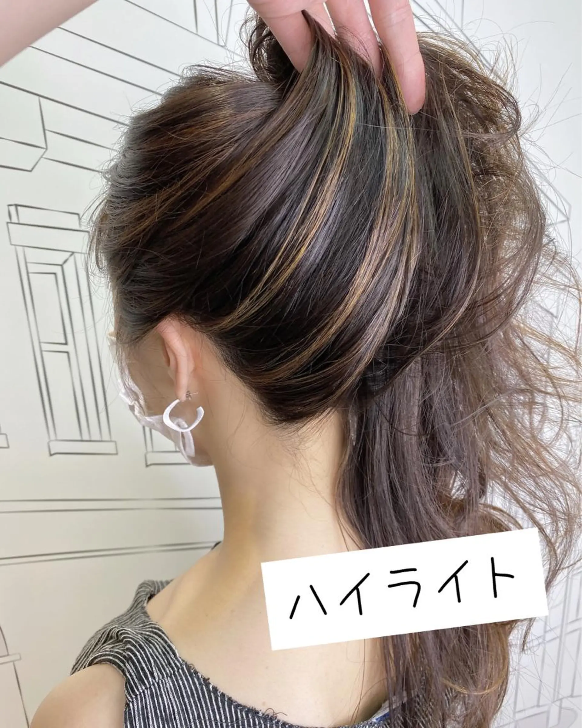 ミディアム 💎馴染むエクステ ×カラーTOMO💎のヘアスタイル