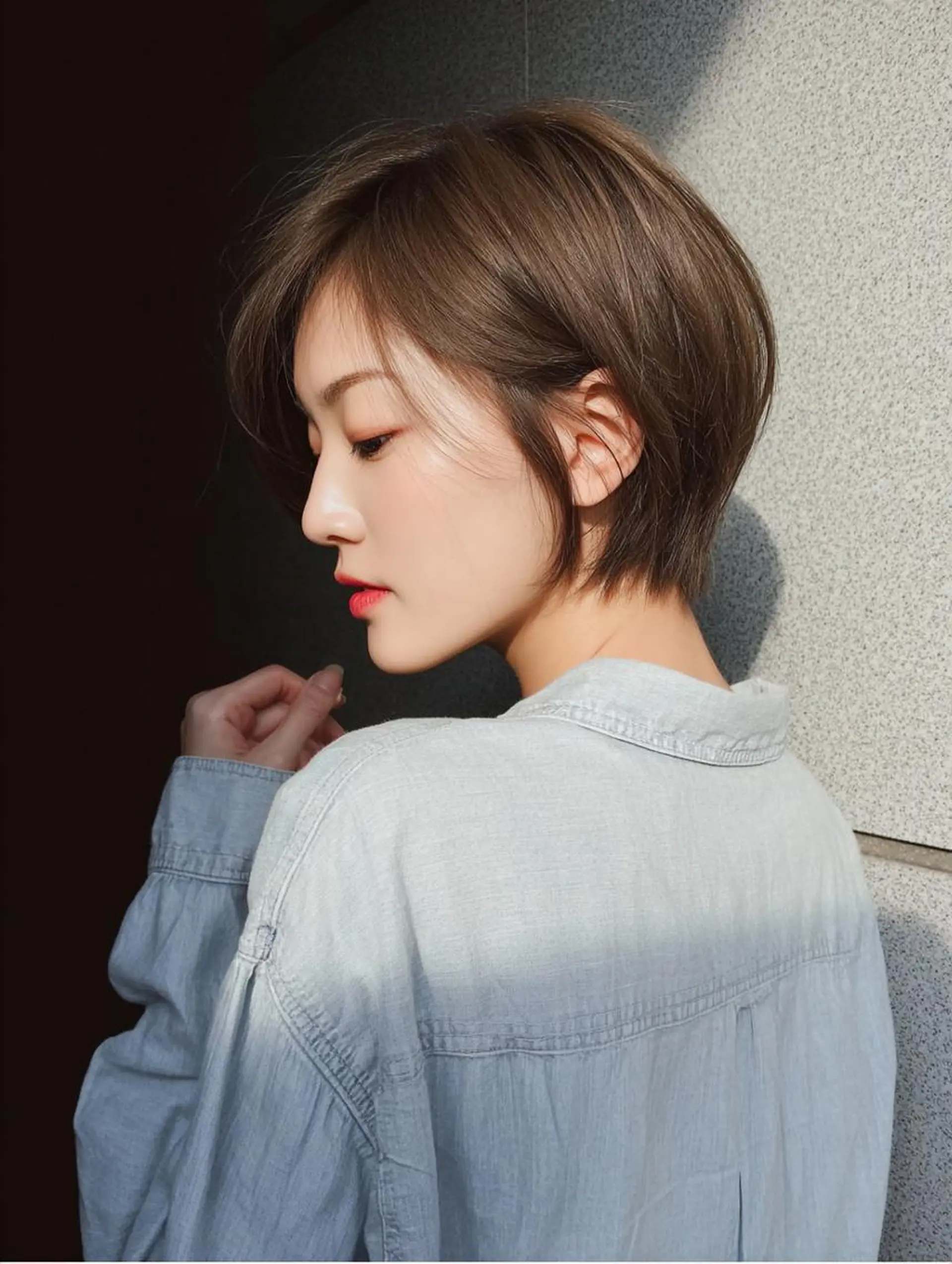 ショート カラー ブラウンカラー ショートヘア 小顔カット ブリーチお任せ🫧 tokute高円寺のヘアスタイル