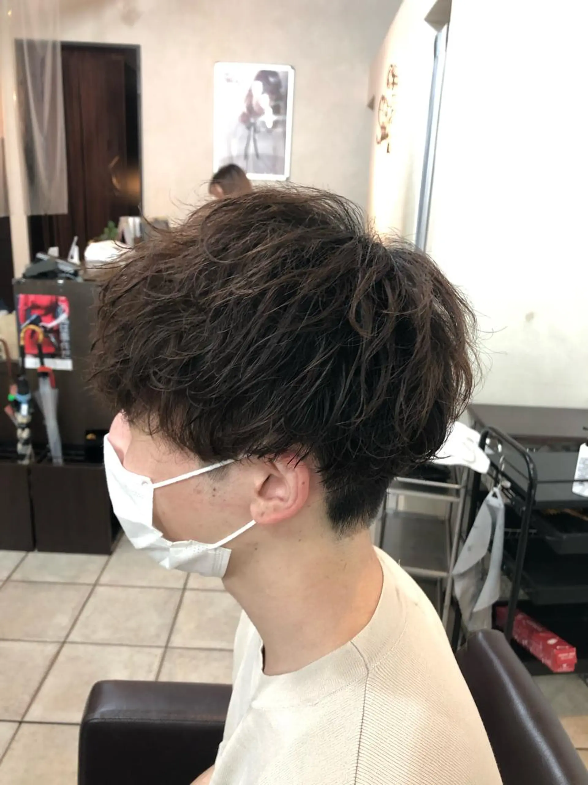 パーマ メンズ カット パーマ カ レラのヘアスタイル