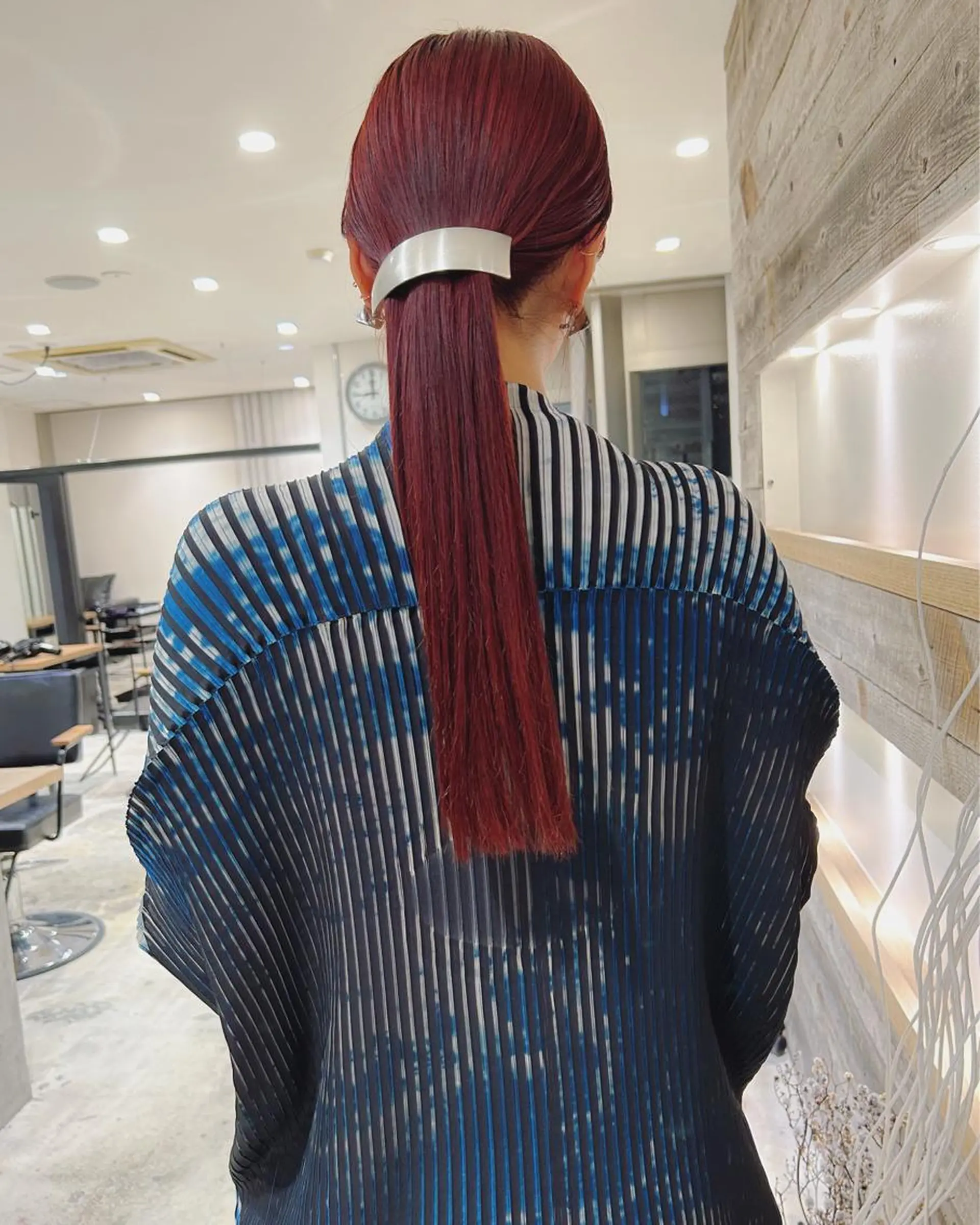 セミロング カラー オレンジ カット ヘアカラー トリートメント Loom.所属・村上雅人 ナチュラルモードのヘアスタイル