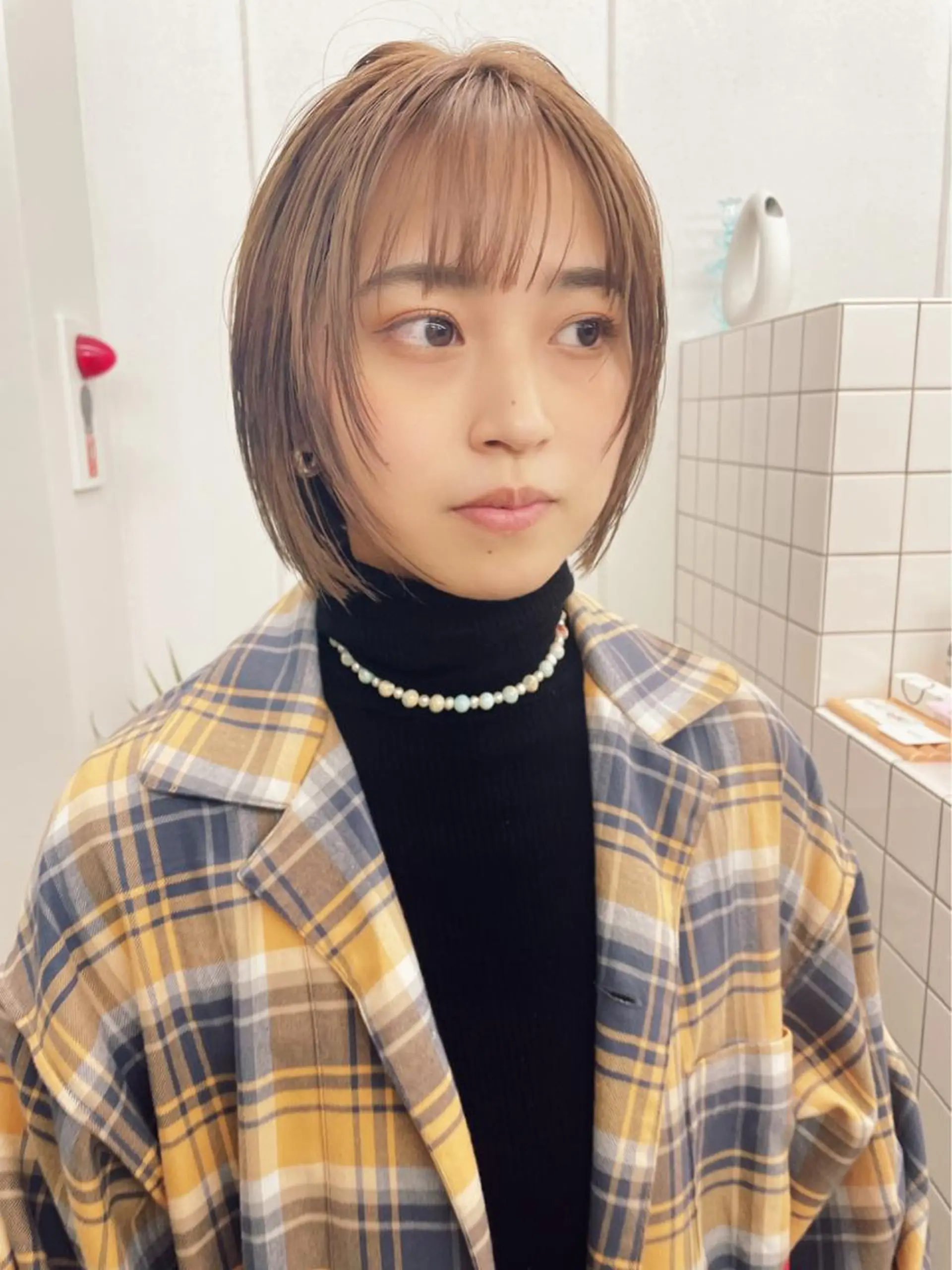 ショート カラー ヘアカラー 関 京磨のヘアスタイル