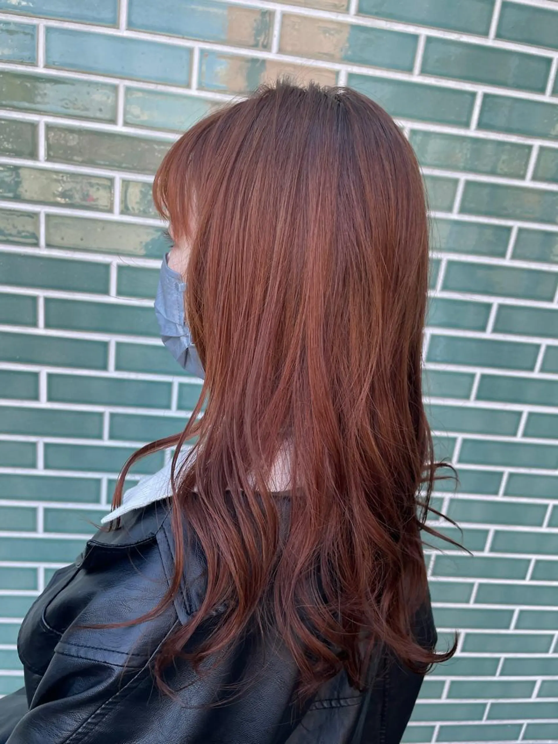 ロング カラー オレンジ Canon/ インナーカラー/四条のヘアスタイル