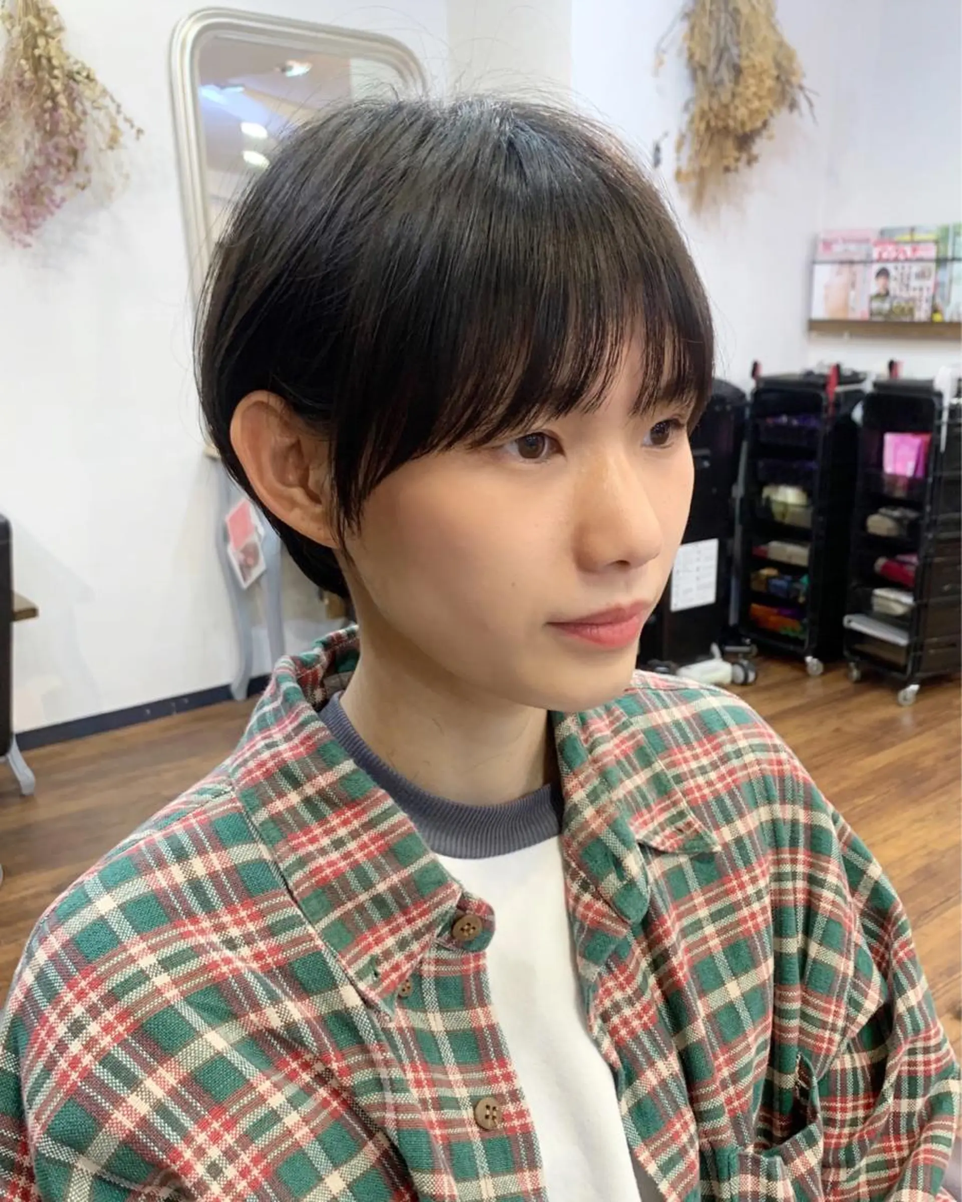 ショート 縮毛矯正/ショート/ レイヤー/畑中正敏のヘアスタイル