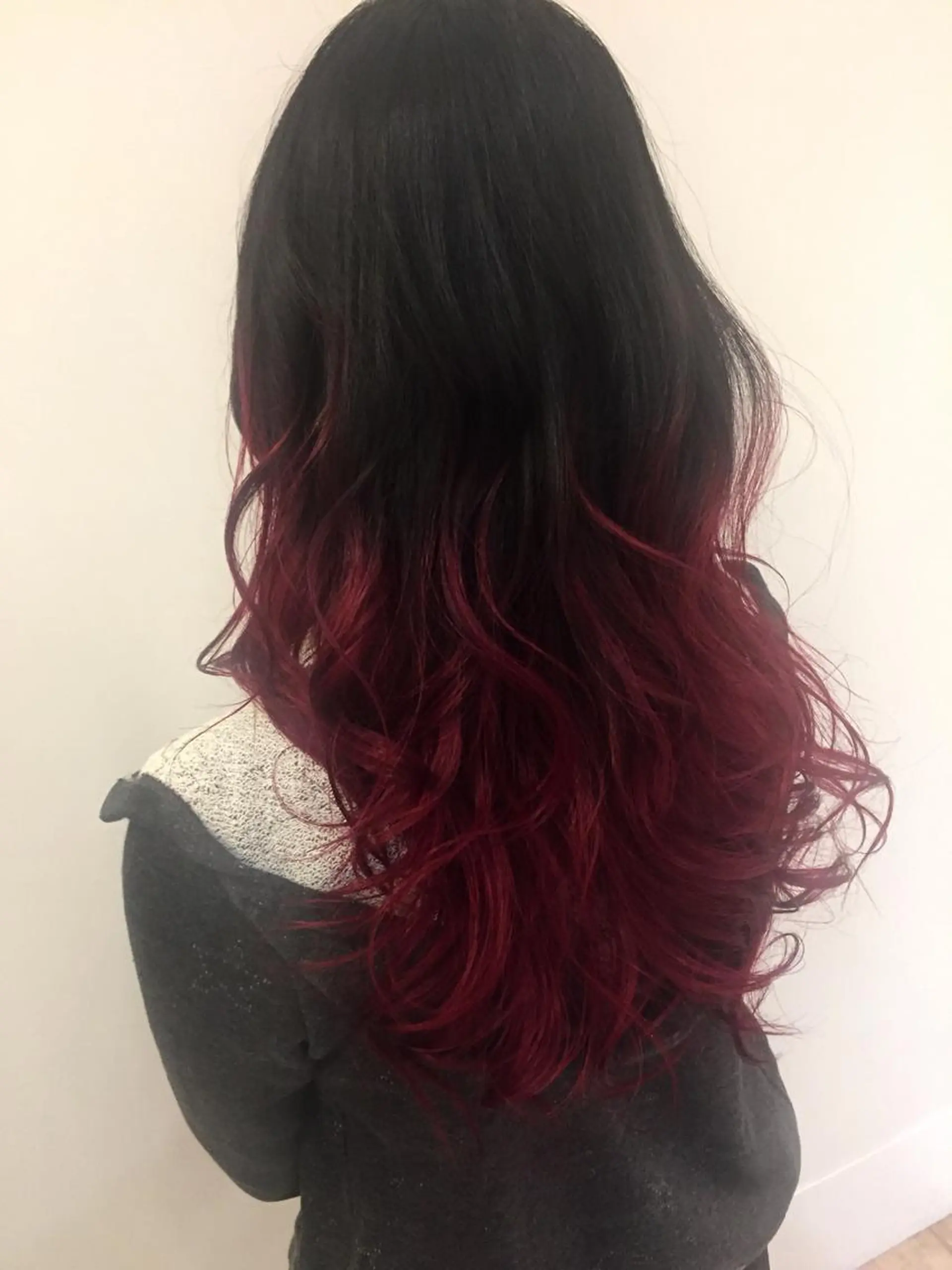 ロング カラー シールエクステ⭐️ オオミタクヤのヘアスタイル