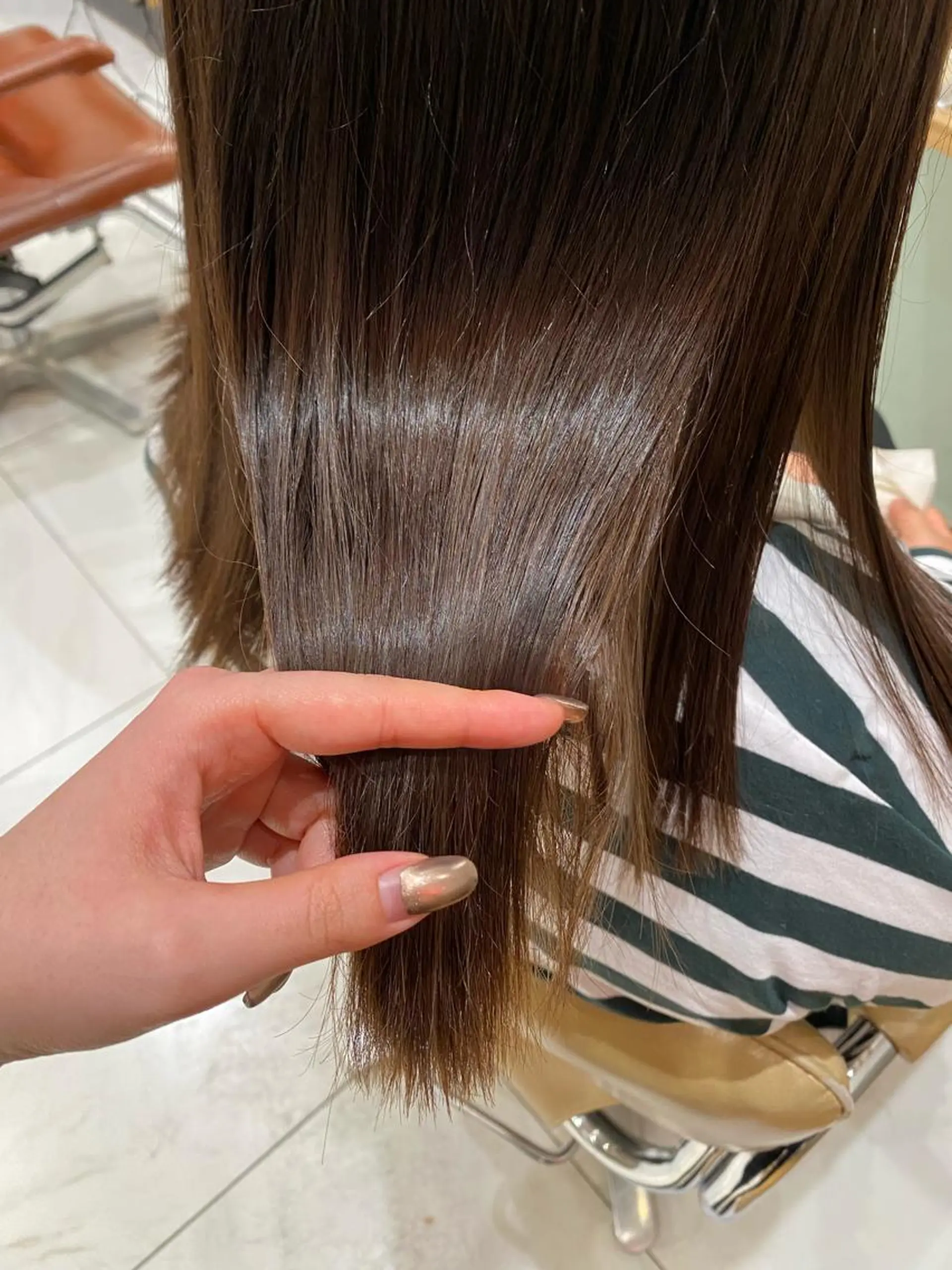 セミロング カラー トリートメント ヘアカラー トリートメント ｱｵﾇﾏﾐﾕ☁️ /ボブ/ハイトーン/のヘアスタイル