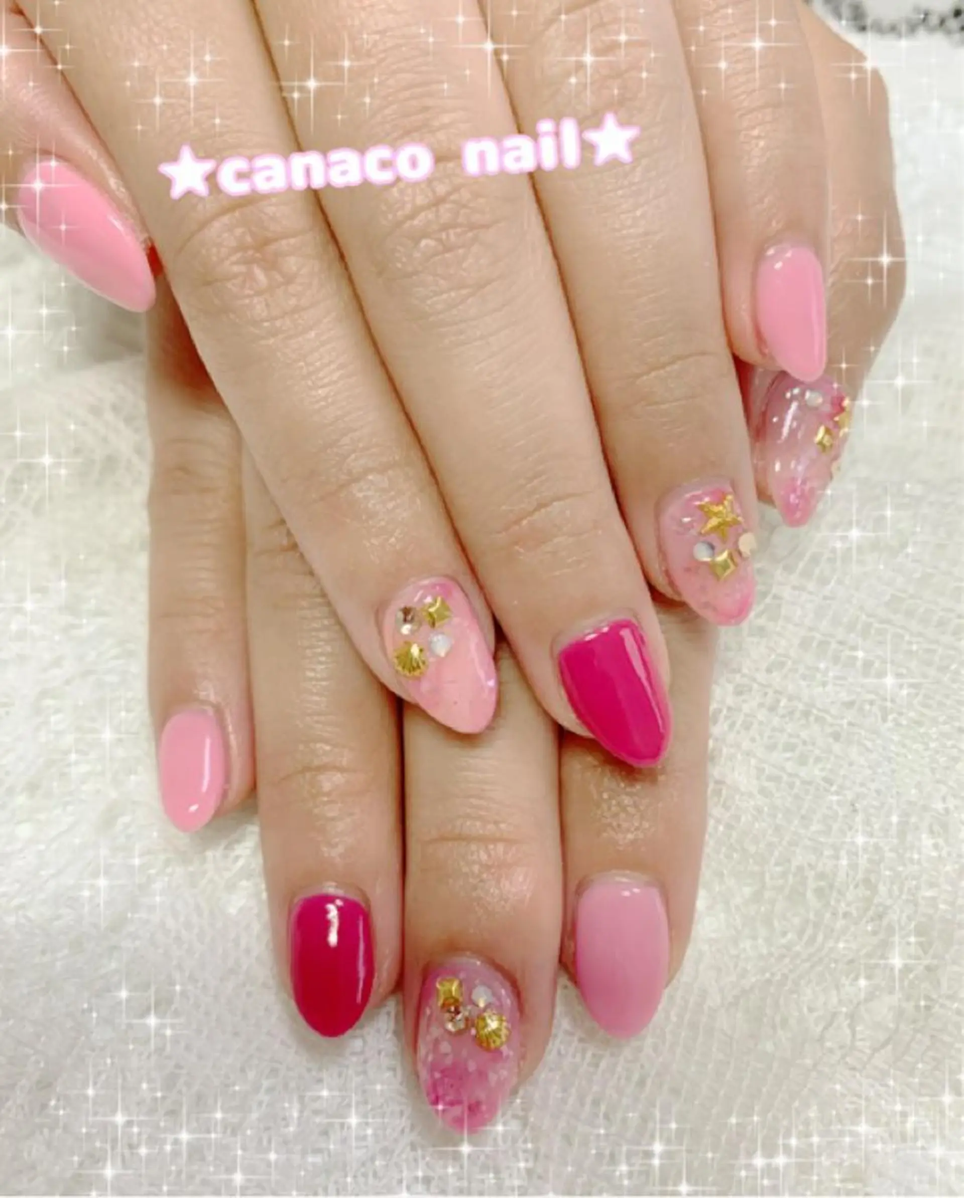 ネイル 大理石ネイル(マーブル) ピンク ハンドネイル ハンドケア Felice所属・ベテランネイル cnc  nailのネイルデザイン