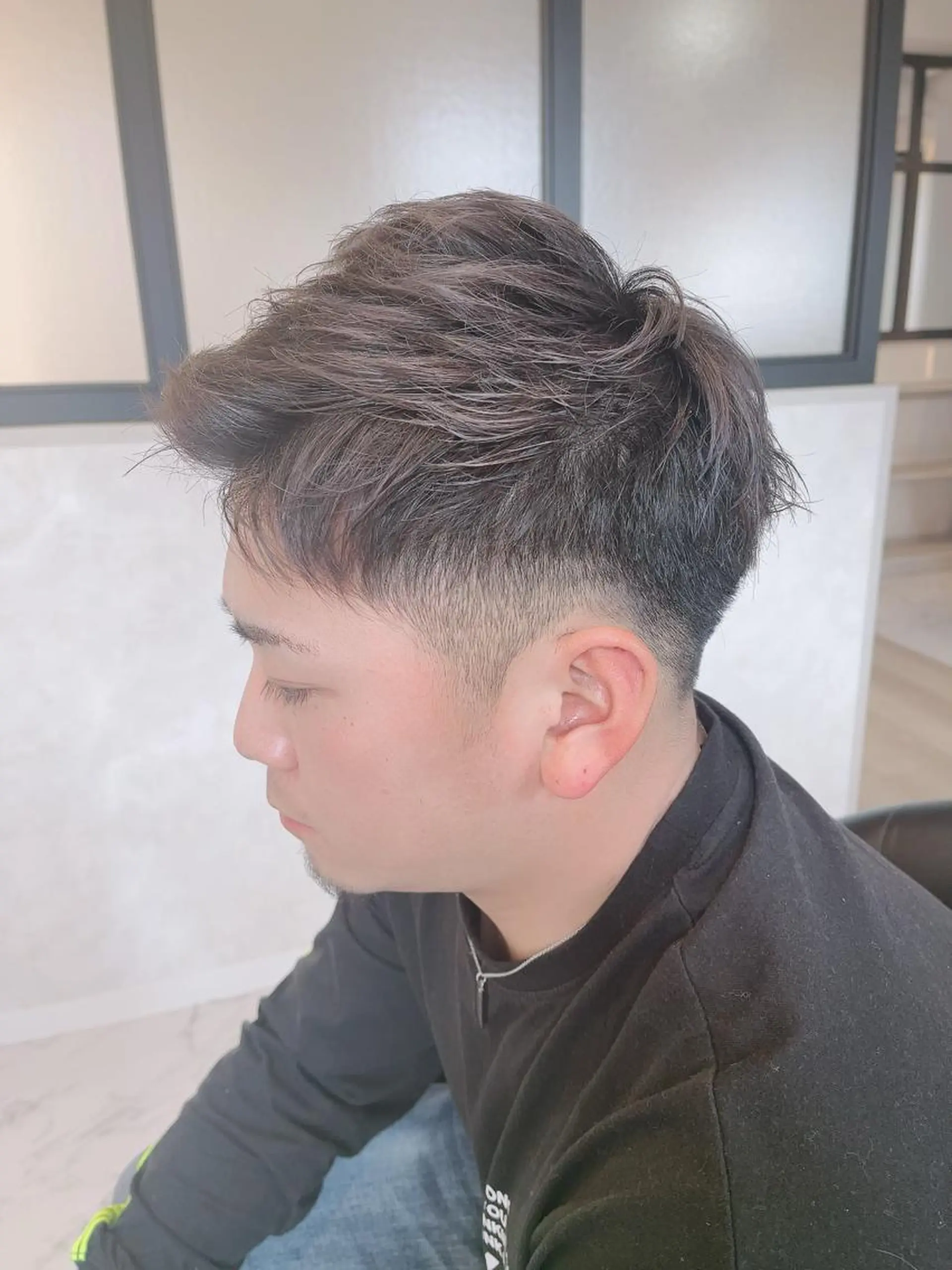 カラー メンズ カット ヘアカラー &chaLme   心斎橋所属・emi/髪質改善/ 韓国風/艶カラーのヘアスタイル