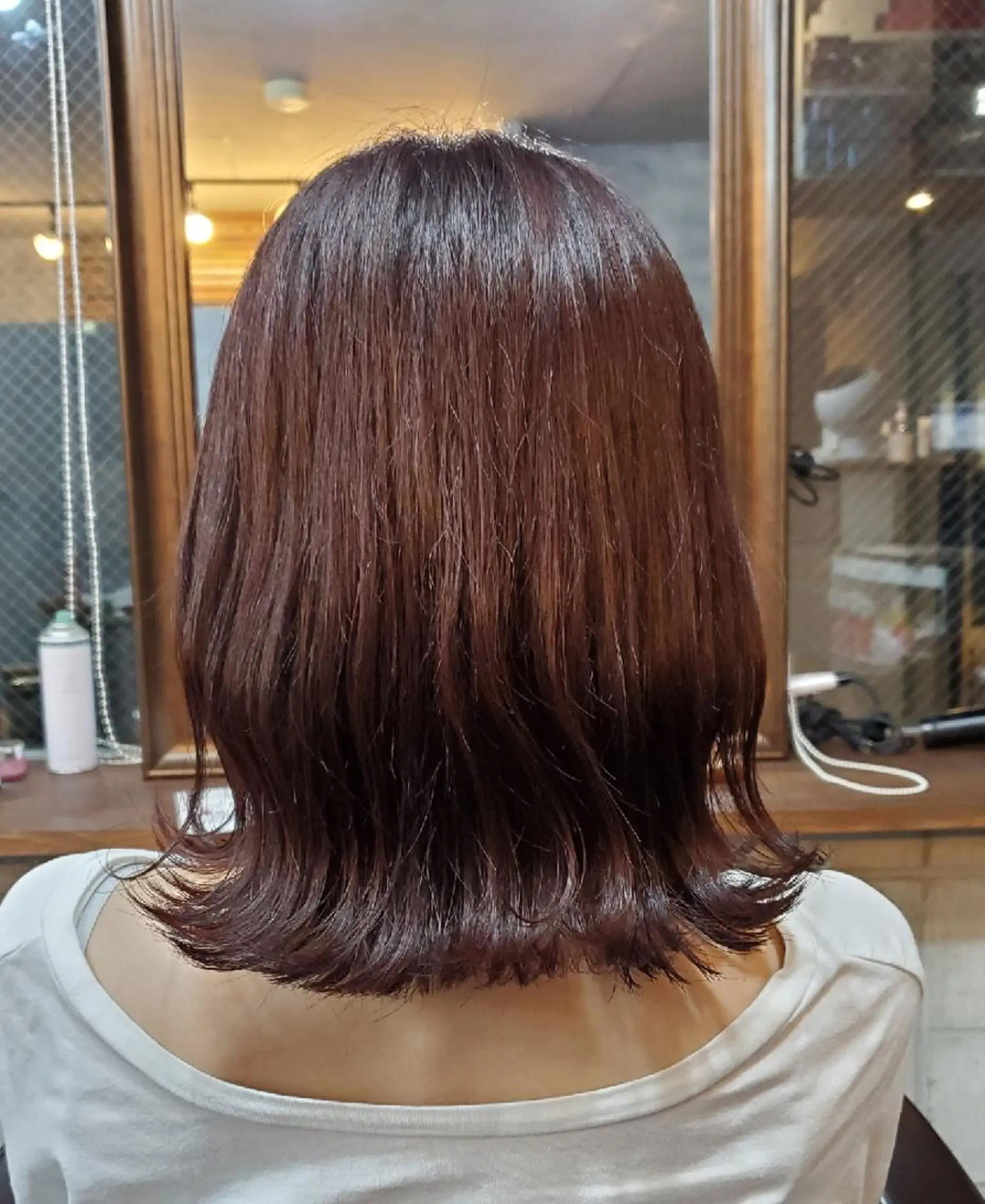 カラー ミディアム ラベンダーカラー ピンクカラー ピンクラベンダー カット トリートメント S. ERIのヘアスタイル