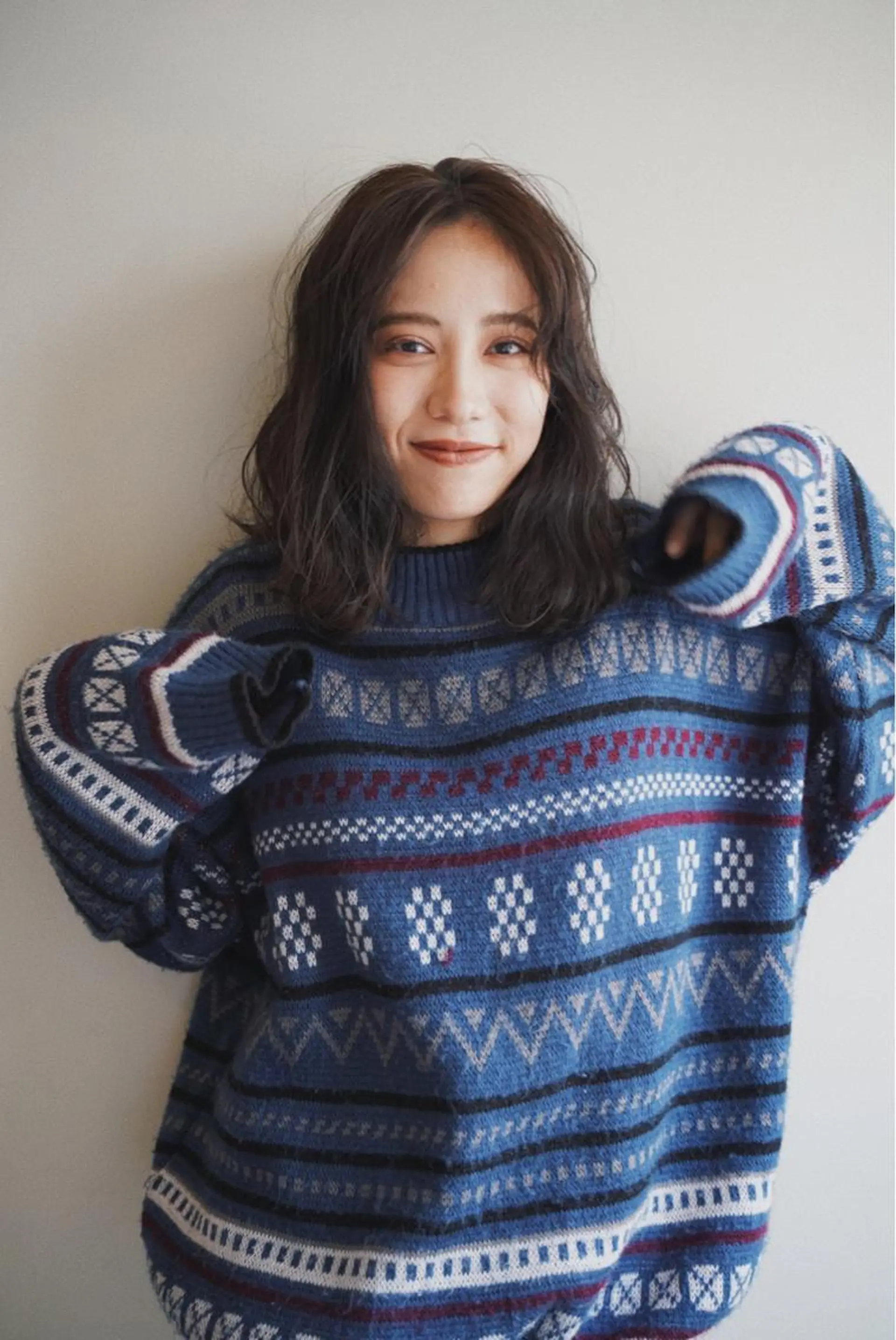 セミロング カラー ベージュカラー グレージュ 板谷みさき /艶ボブ/藤沢美容室のヘアスタイル