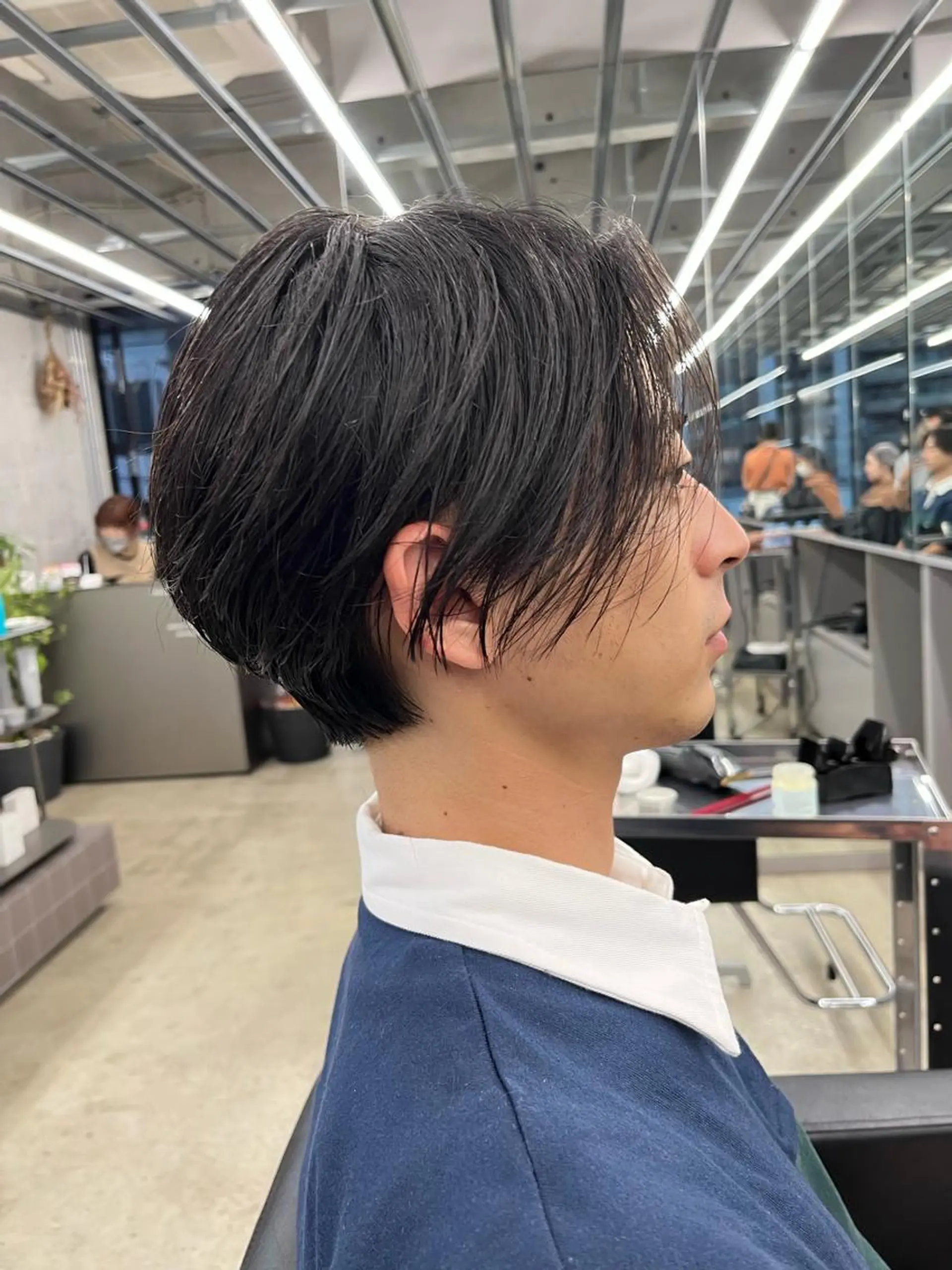 ショート メンズ カット ダブルカラー/ ケアブリーチ/クニトのヘアスタイル