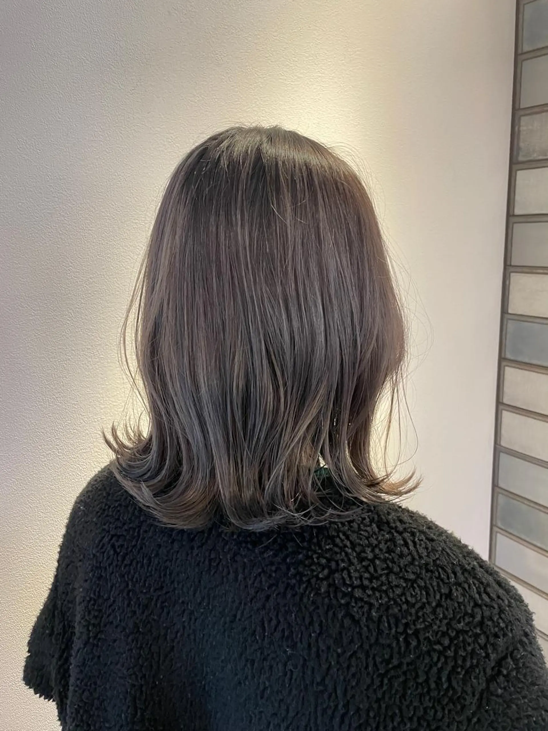 ミディアム カラー ヘアカラー トリートメント 福永速人 /メンズパーマのヘアスタイル