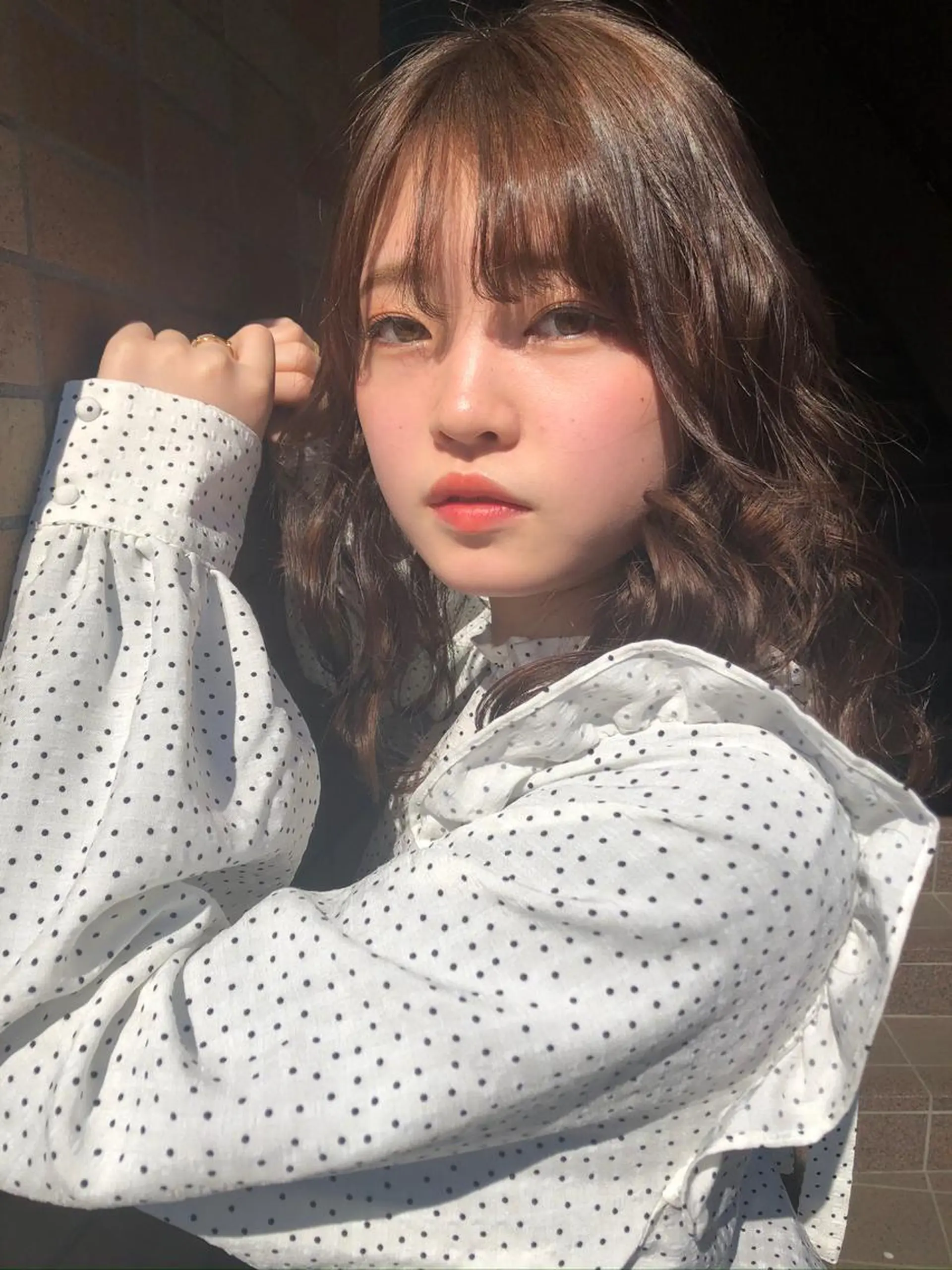 セミロング カット ヘアカラー StellA所属・アートディレクター ワダヒサノリのヘアスタイル