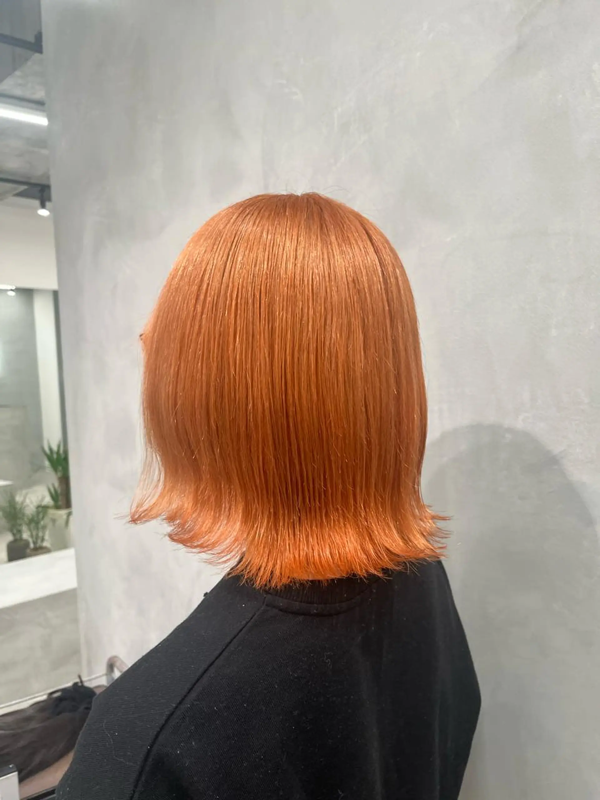 カラー オレンジ dot .tokyo所属・中村 彩夏のヘアスタイル