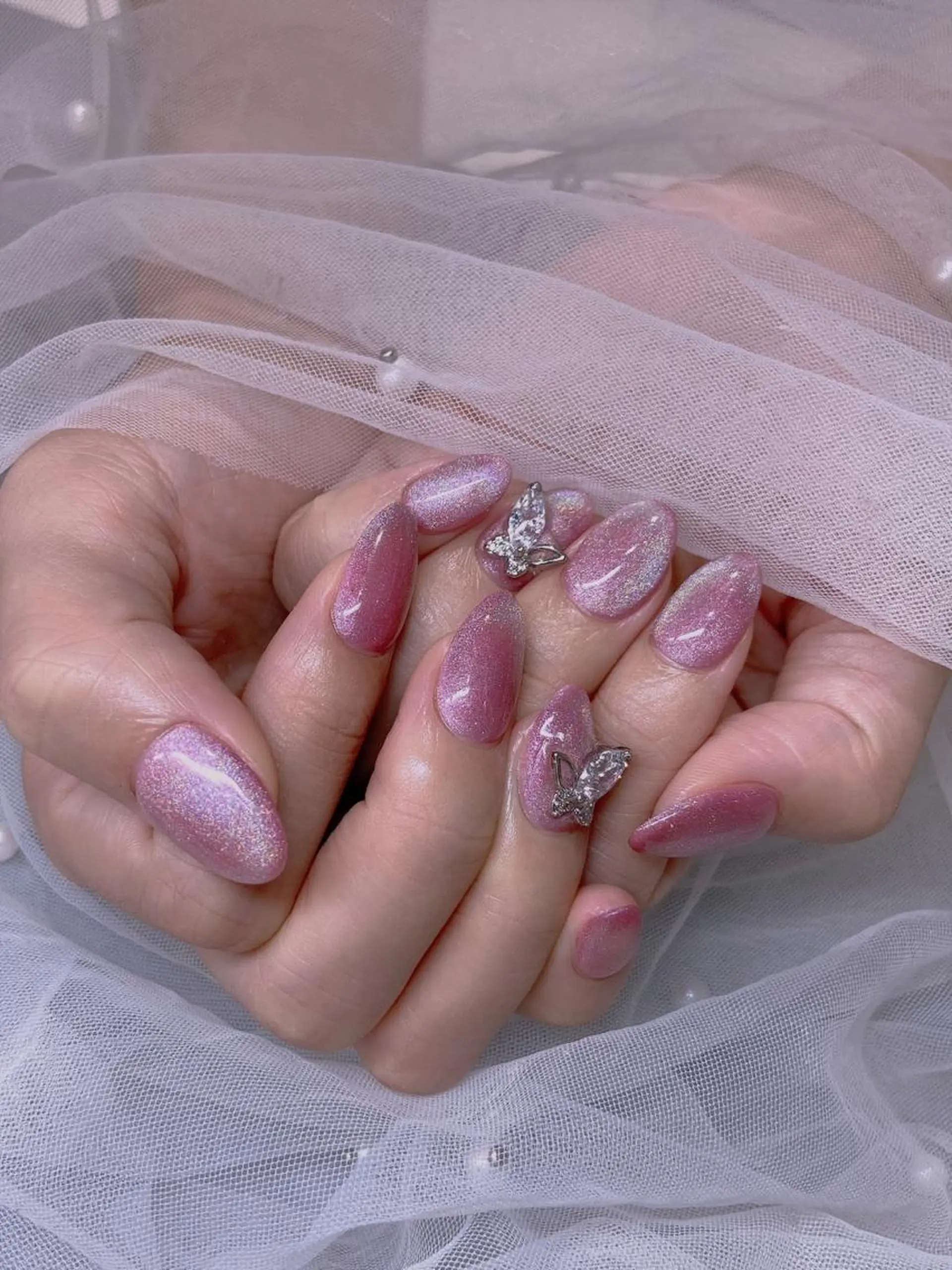 ネイル マグネットネイル 長さだし専門店 M2 rikaのネイルデザイン