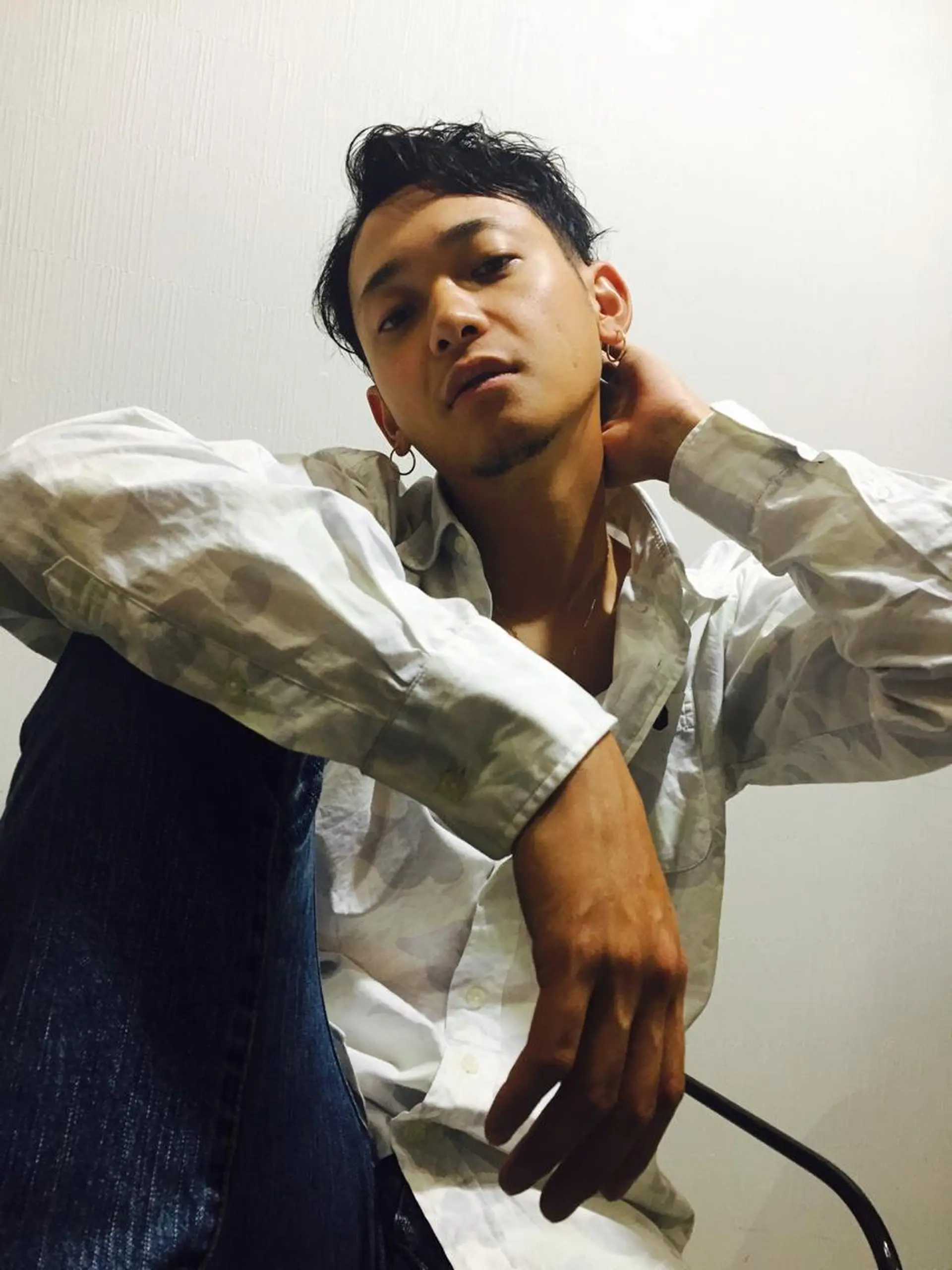 ショート パーマ メンズ 阿久津 泰幸のヘアスタイル