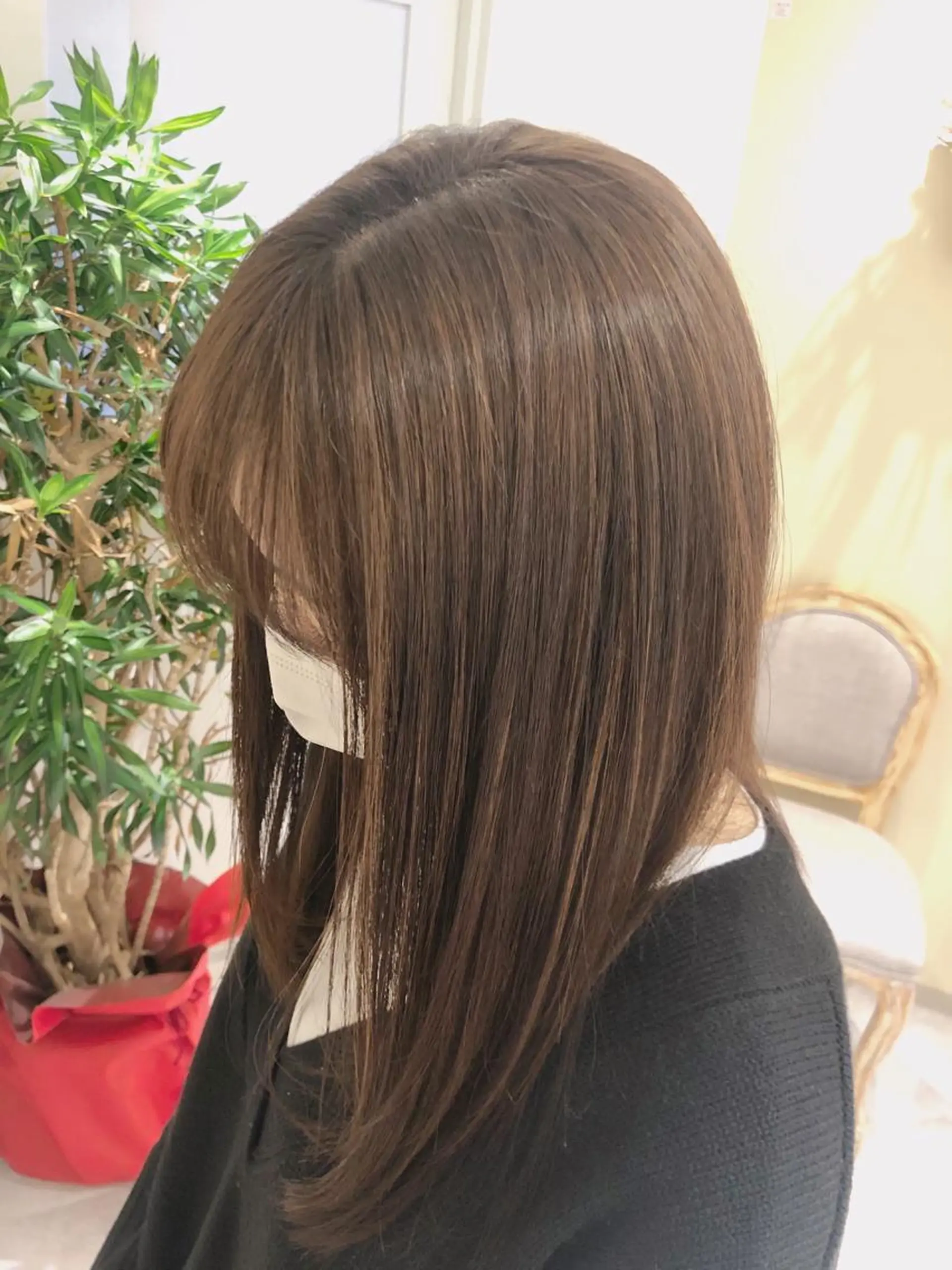 セミロング カラー カット ヘアカラー トリートメント 似合わせかわいい カット【店長】珱翔のヘアスタイル