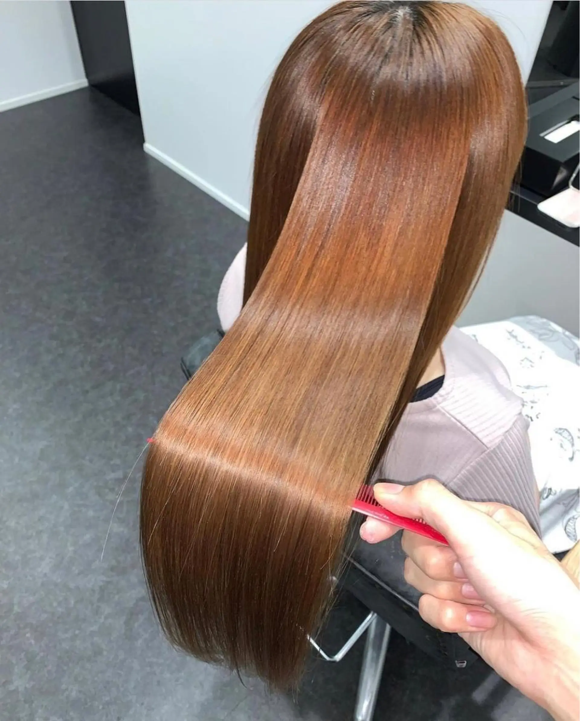 ロング カラー トレンド韓国ヘア 🇰🇷のんのヘアスタイル