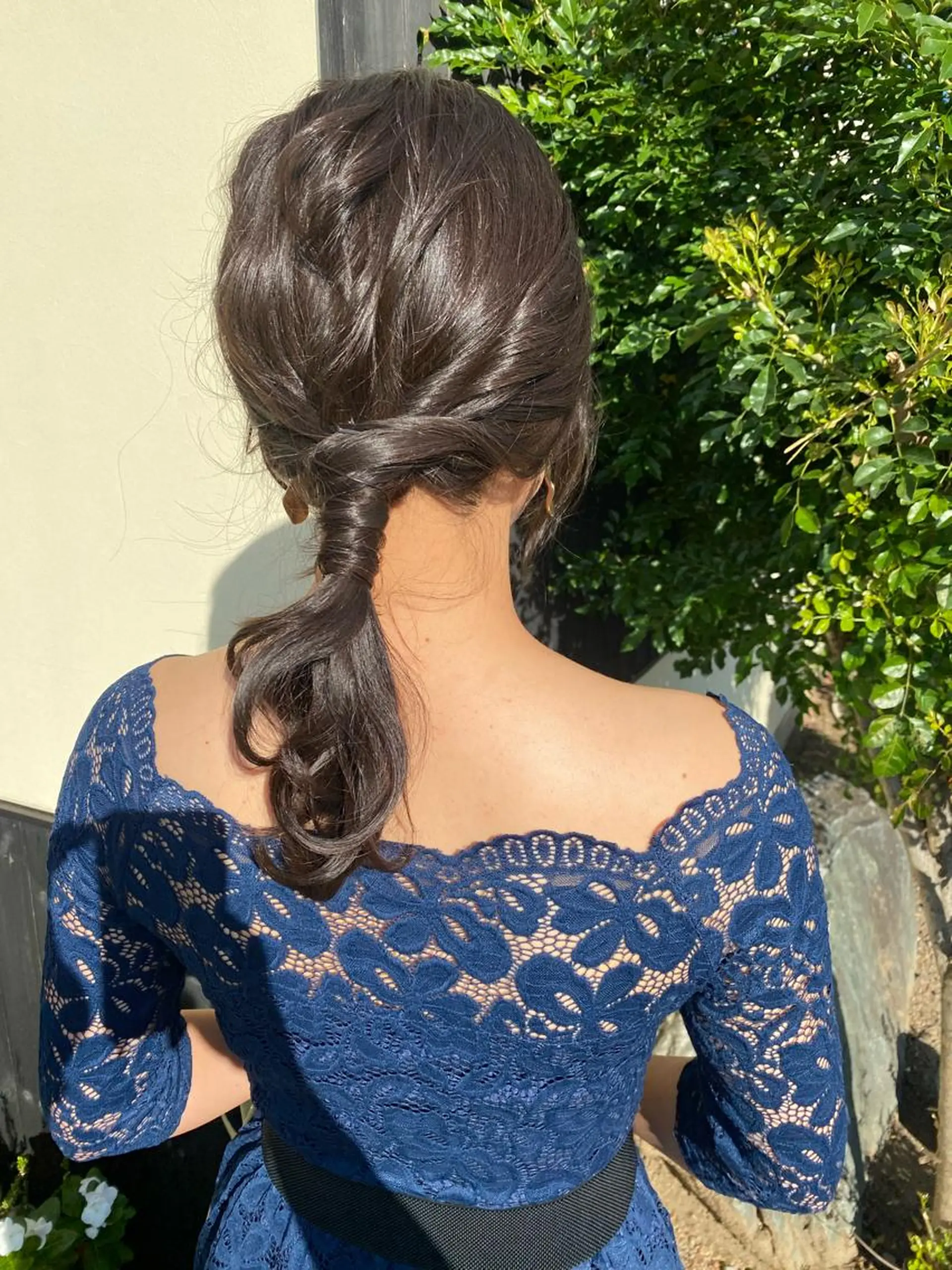 ロング ヘアアレンジ ポニーテール アオトソラ いしざかのヘアスタイル