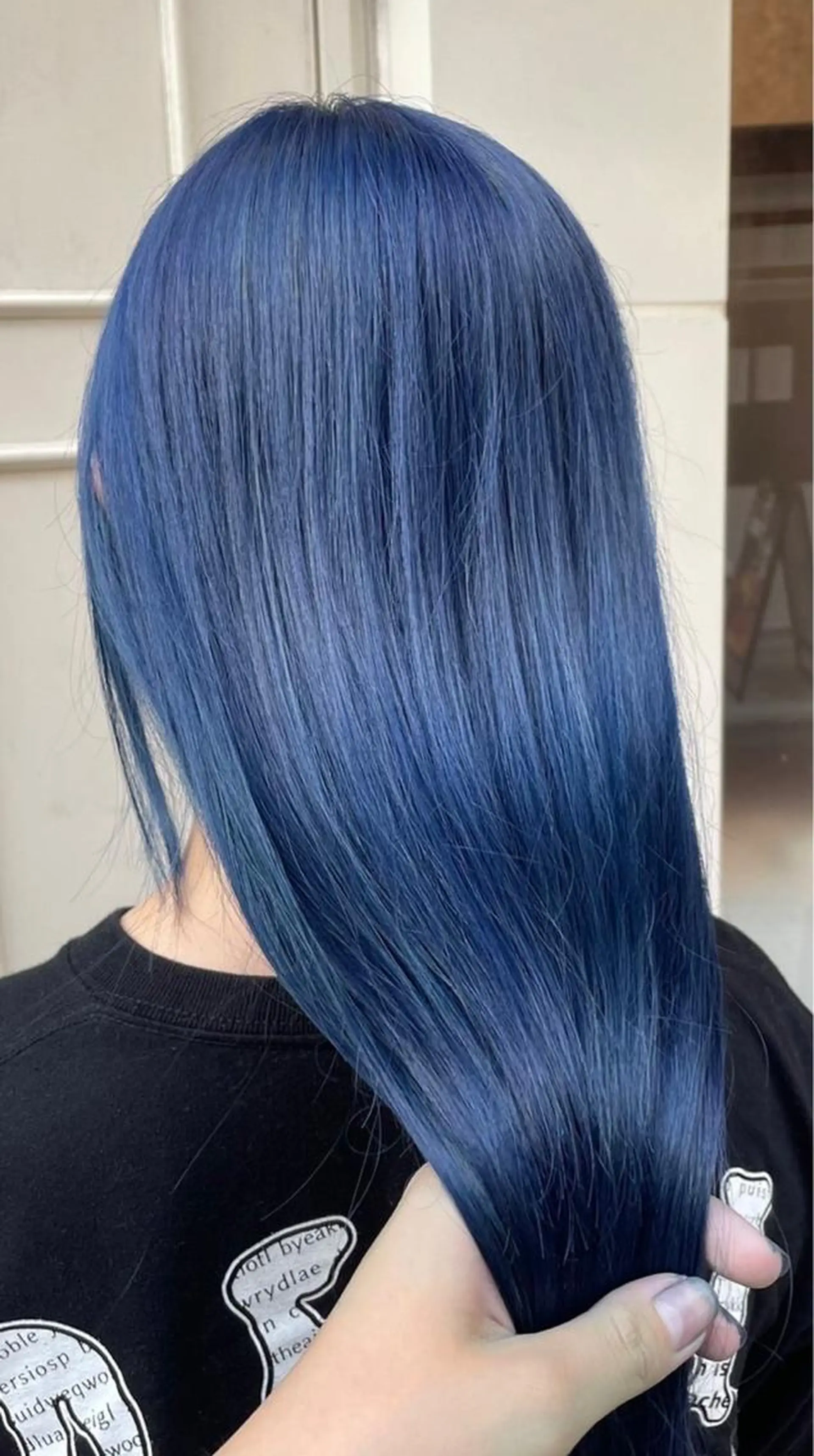 ロング カラー ブリーチ ブルーカラー ダブルカラー グラデーションカラー ハイライトカラー 🫟Blanco🫟 Color&Careのヘアスタイル