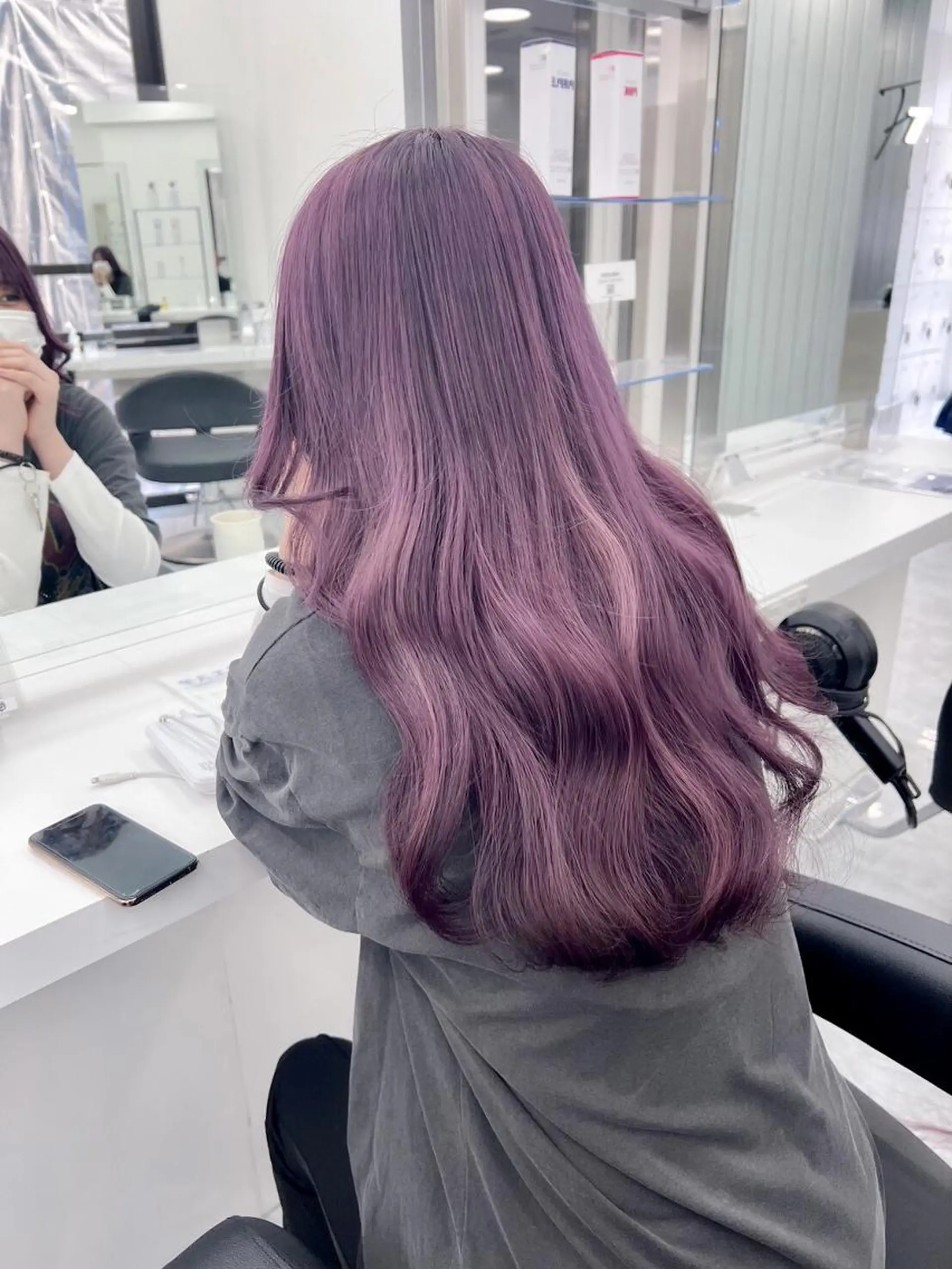 カラー 🤍ྀི透ける寒色 Cocoa🤍ྀིのヘアスタイル