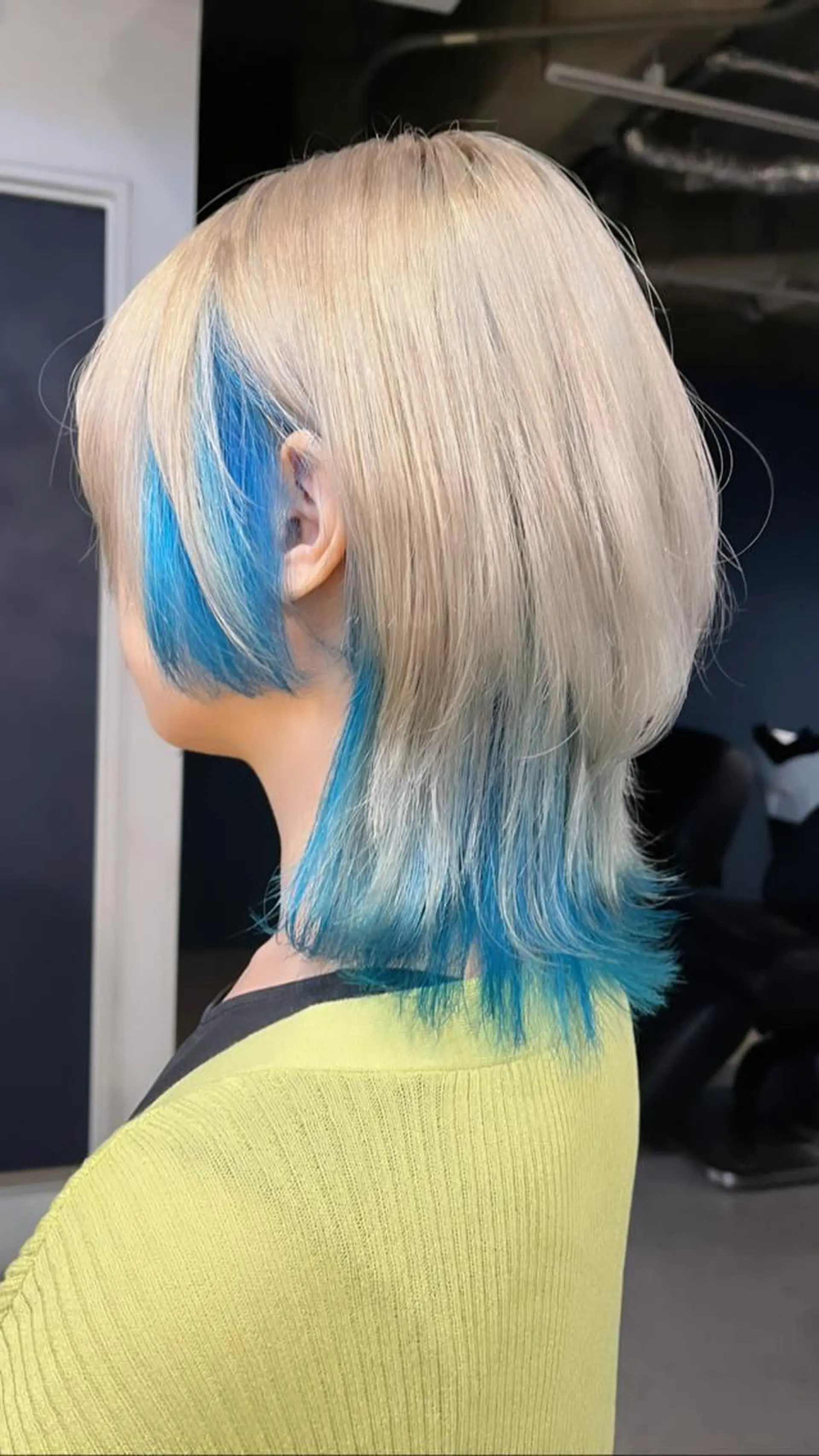 ミディアム カラー hair design icoii所属・横田 美咲のヘアスタイル