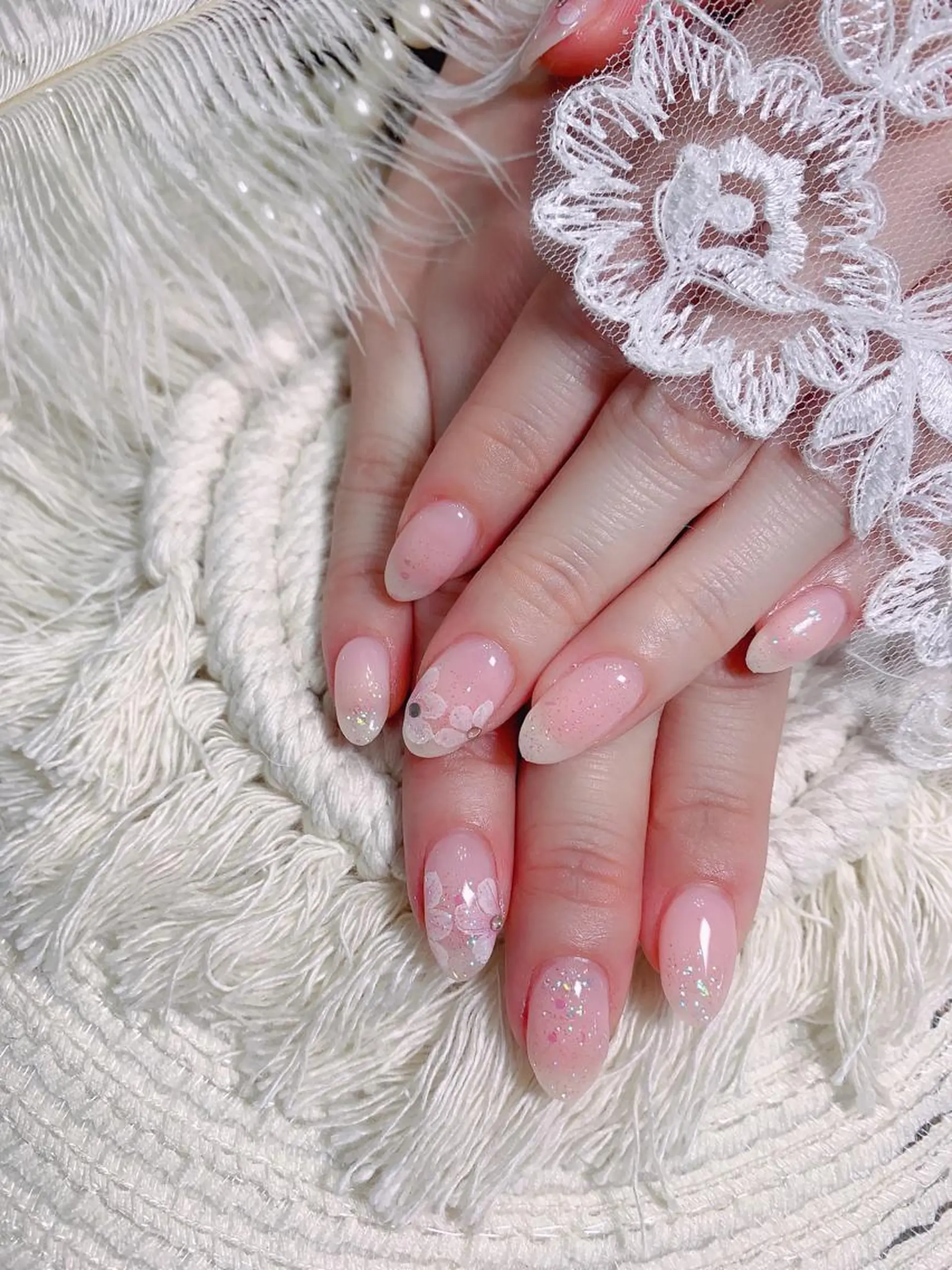 ネイル ネイルサロンAiri 長さ出し·シンプルのネイルデザイン