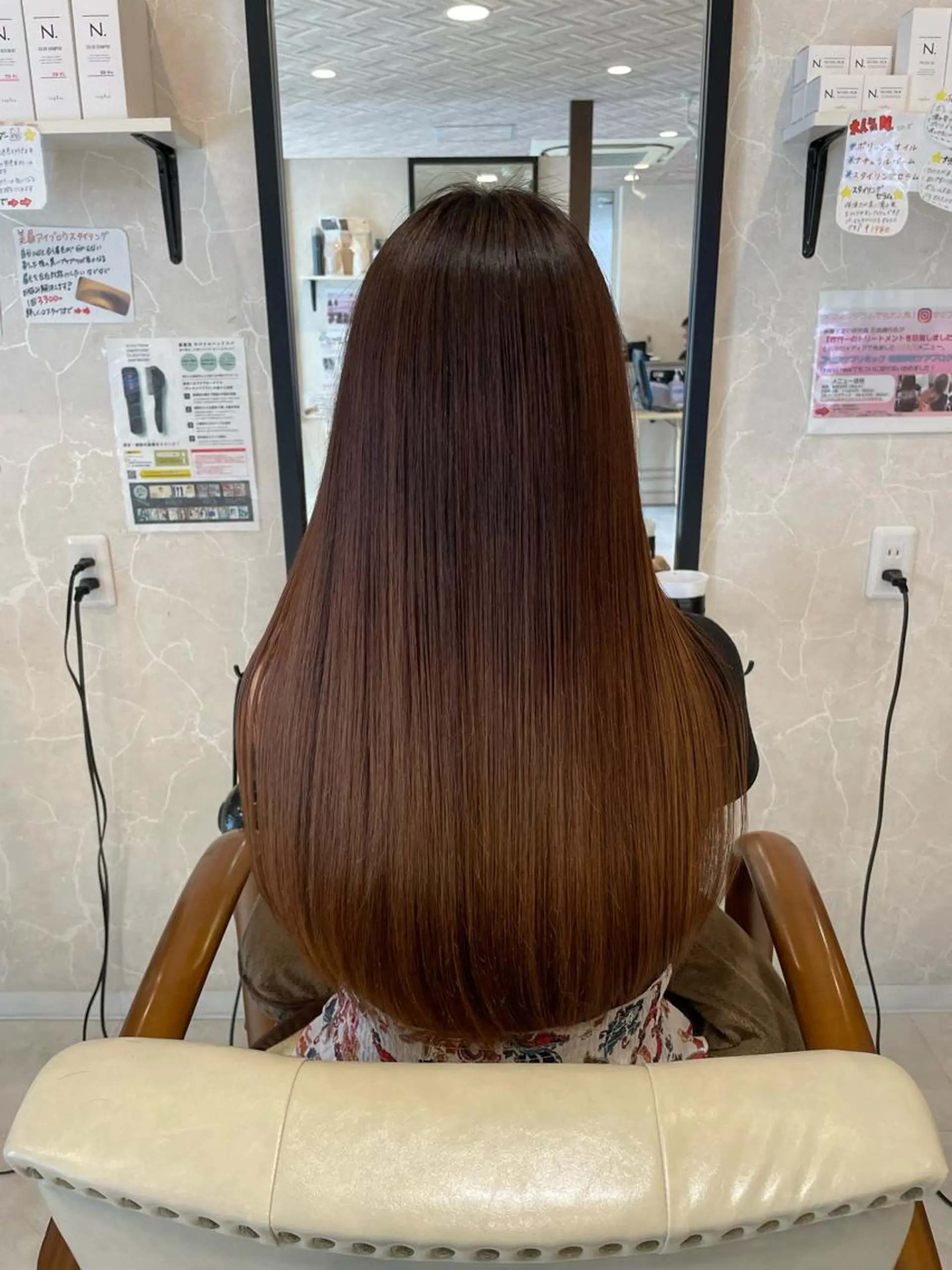 ロング ハイライト 縮毛矯正 縮毛矯正 トリートメント 本店店長☆ 前原海翔のヘアスタイル