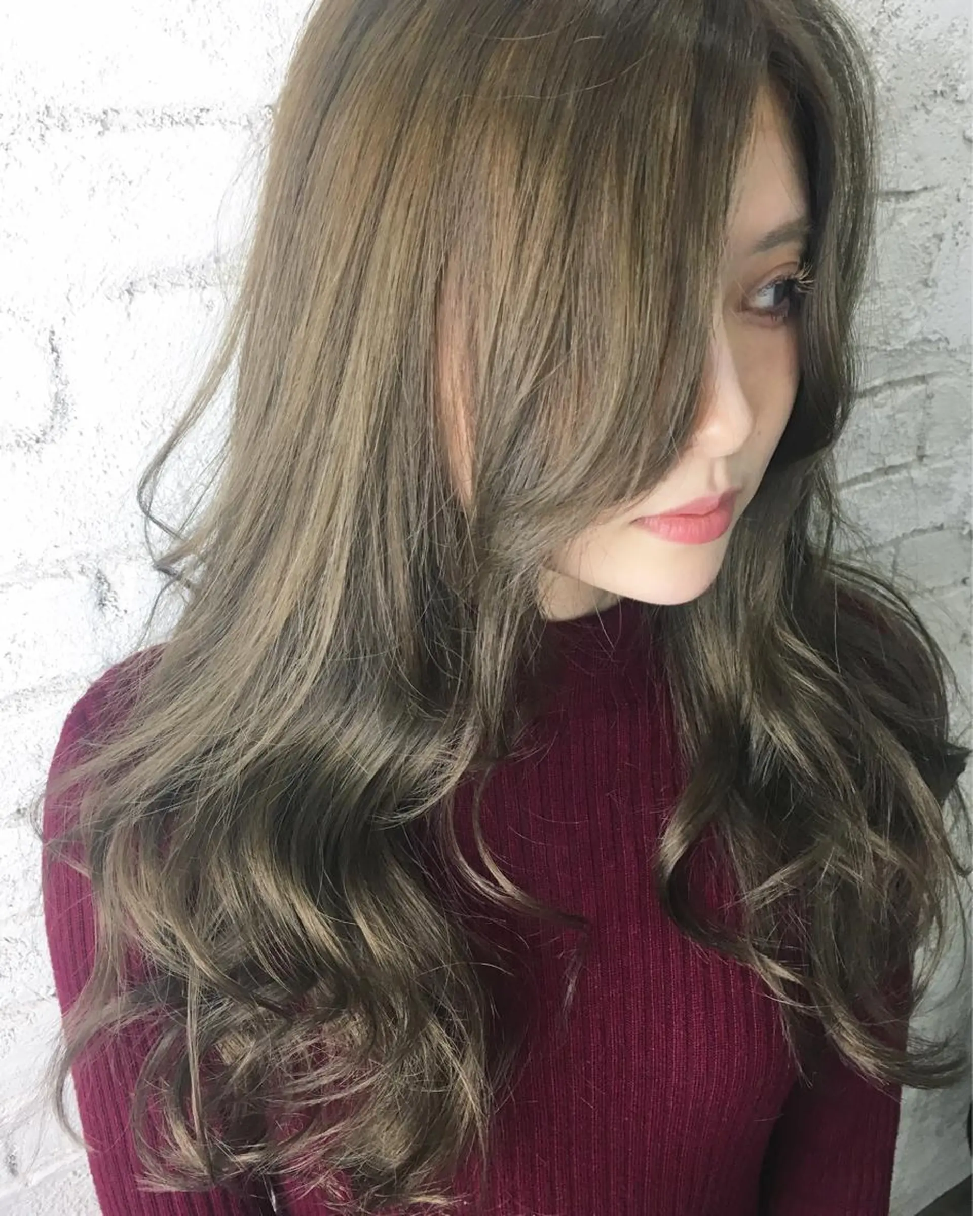 ロング カラー ダブルカラー boutique misakiのヘアスタイル