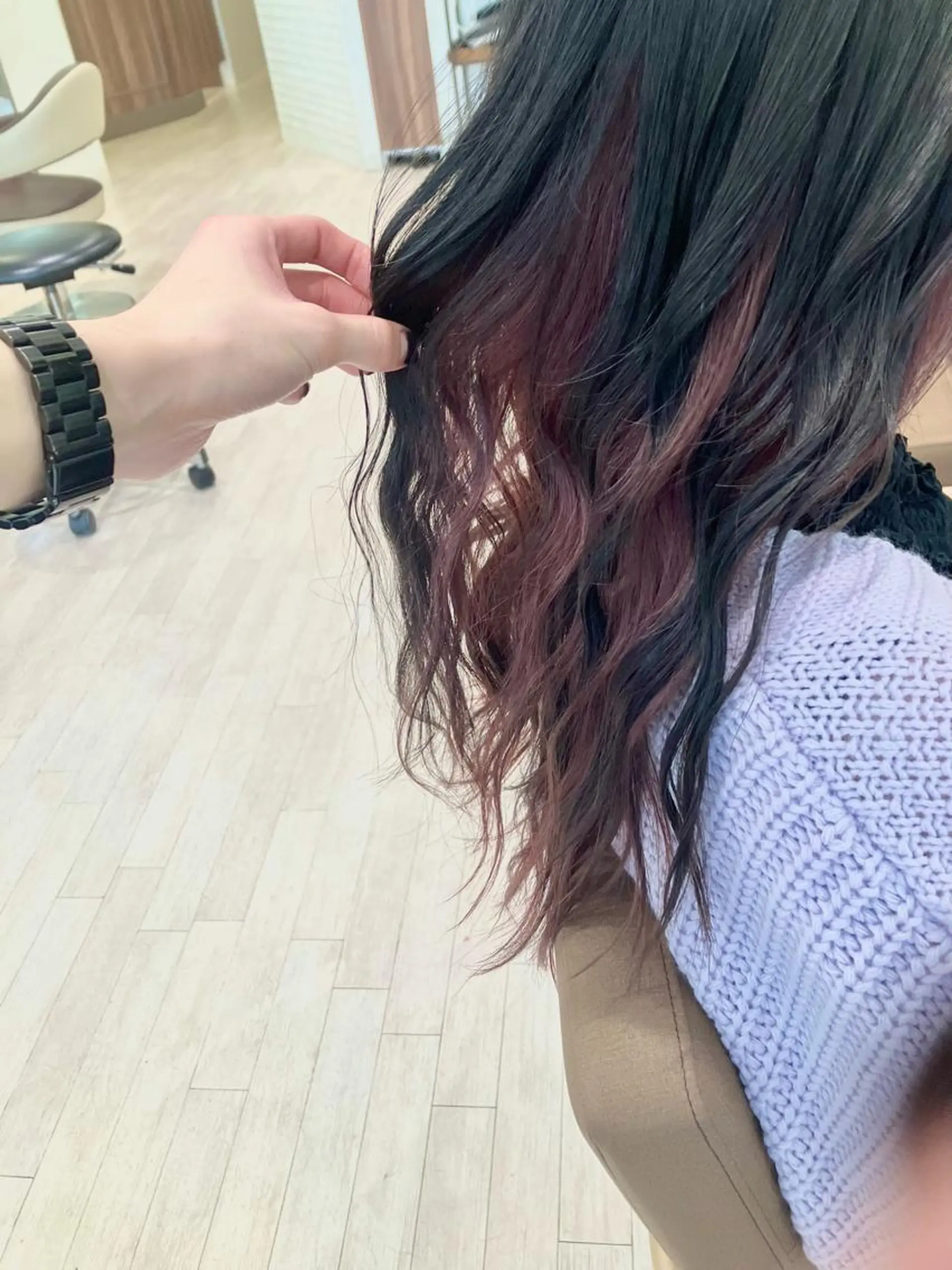 ロング カラー ヘアカラー Re:st所属・Miyavi/カラー ショートボブのヘアスタイル